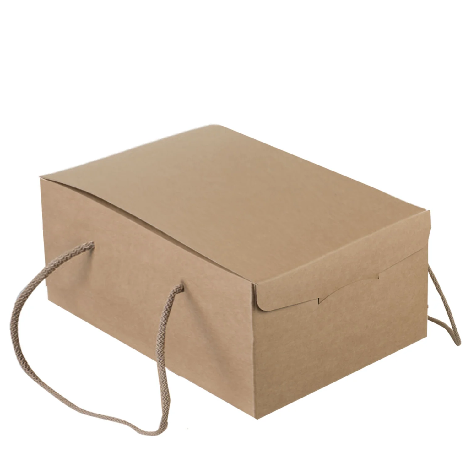 Scatola Kraft Segreto con Cordini Avana per Colomba