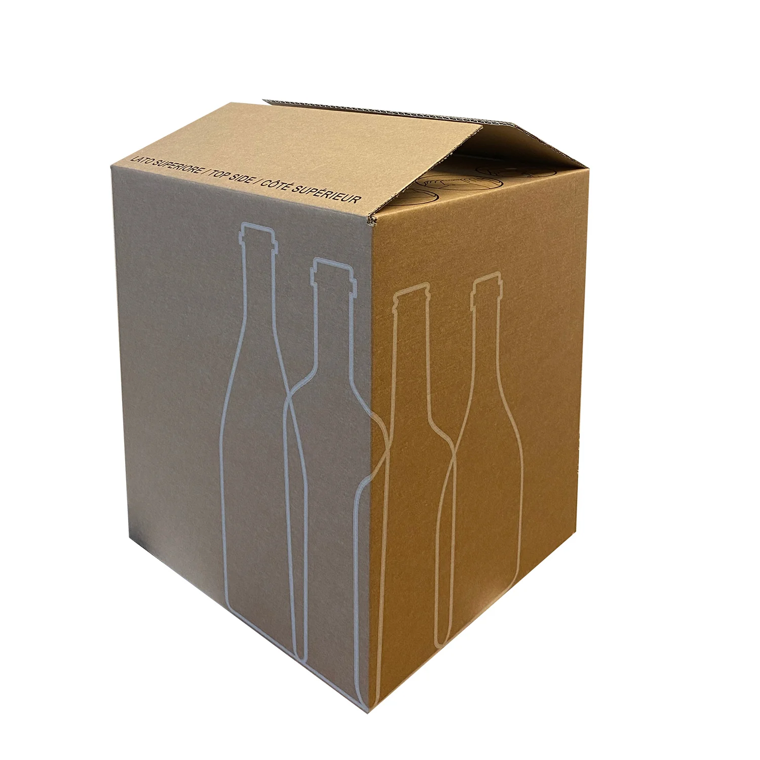 Scatola NAKPACK® per Spedizione Bottiglie Avana - Image 7