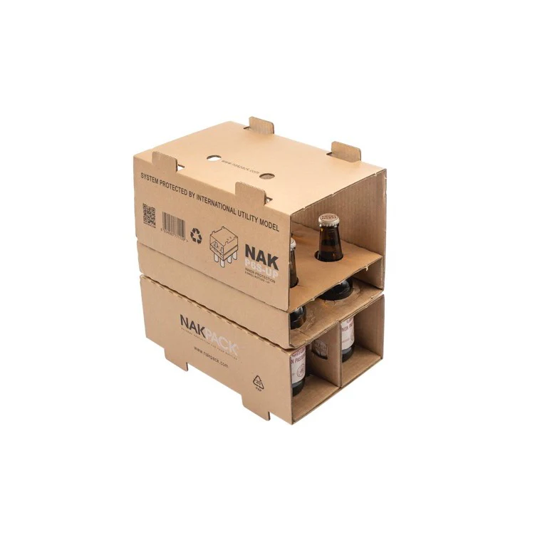Scatola Nakpack® Spedizione Bottiglie Mini Avana - Image 2