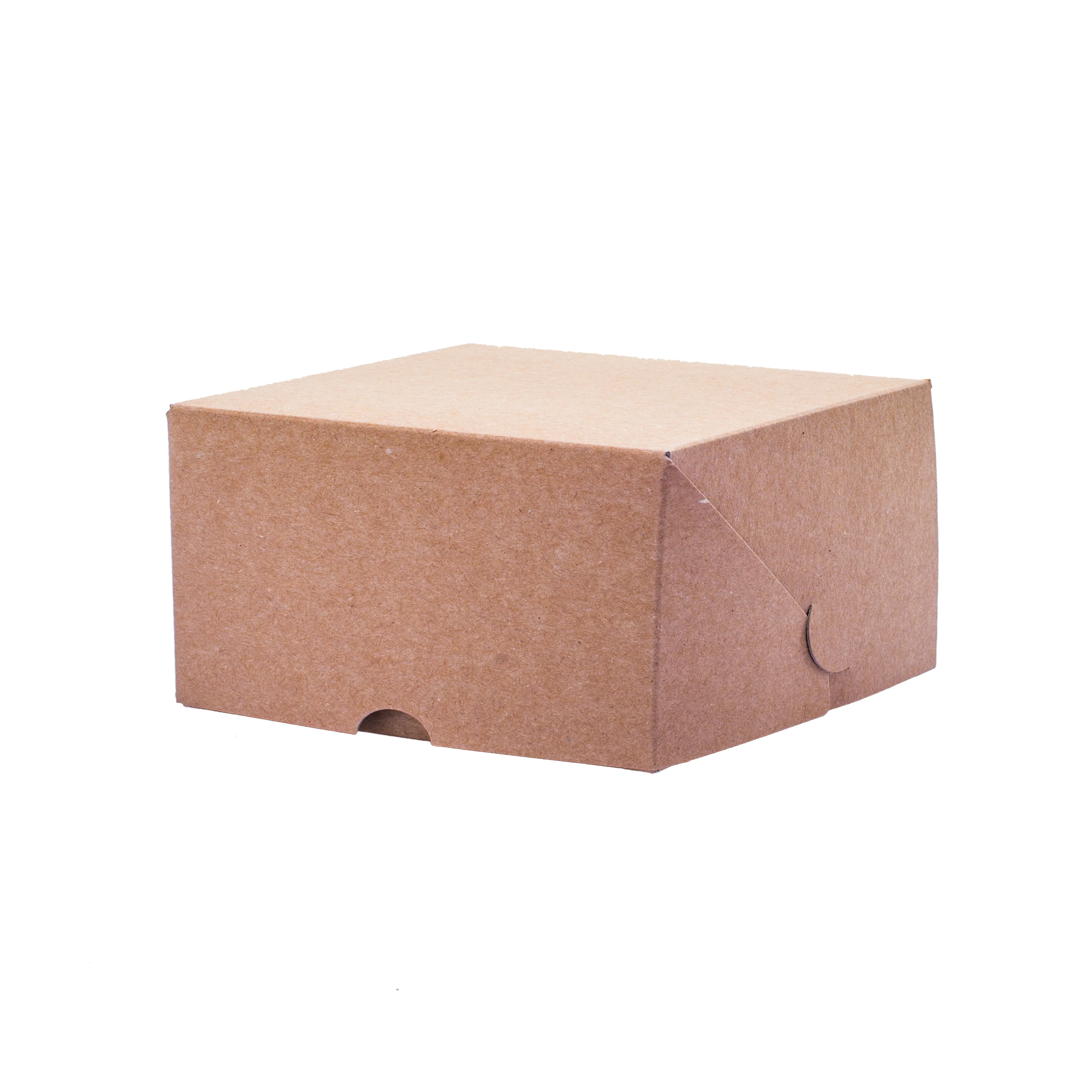 Scatola per Dolci monoporzione quadrata kraft Avana - Image 4