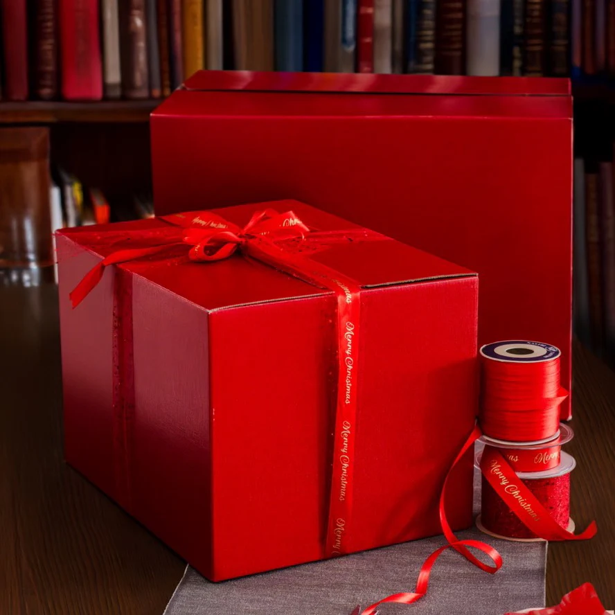 Scatole Regalo Rosse per Confezioni Regalo, modello Luna - Image 2