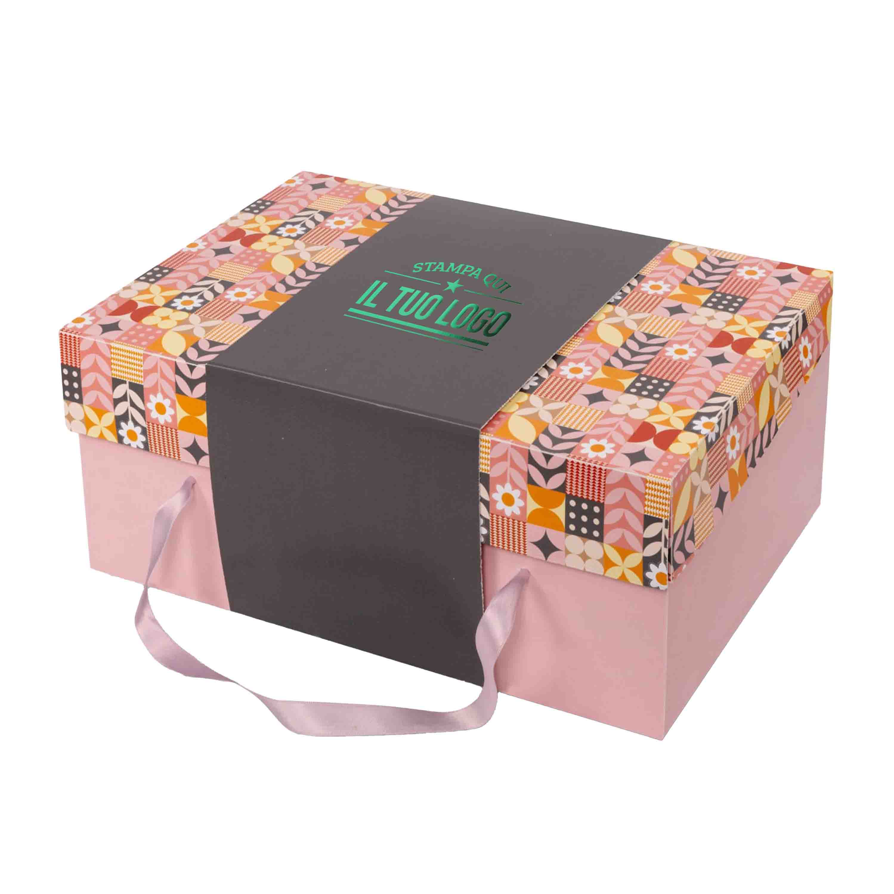 Scatola Scrigno colomba Maioliche con Fascia Personalizzabile - Image 2
