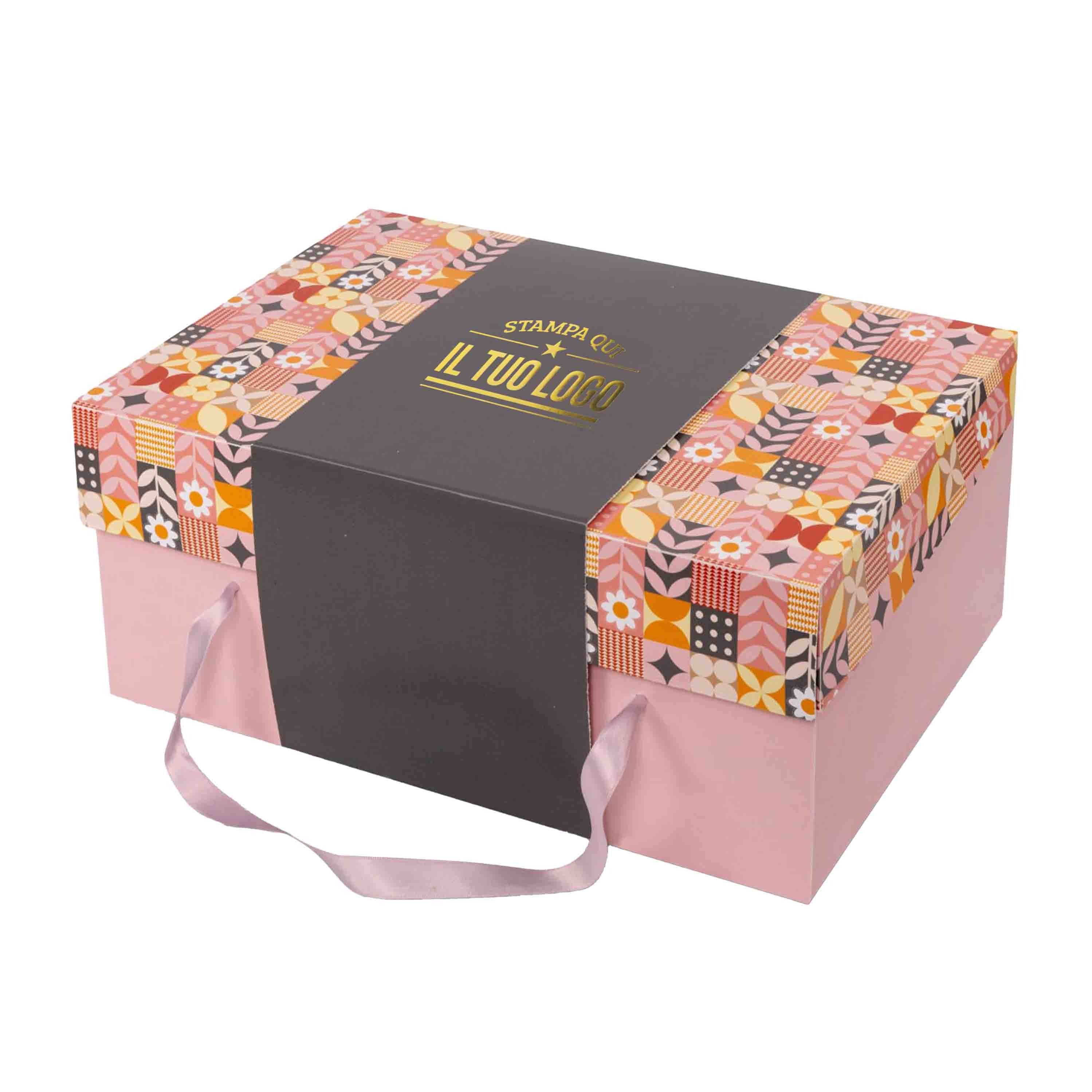 Scatola Scrigno colomba Maioliche con Fascia Personalizzabile - Image 3