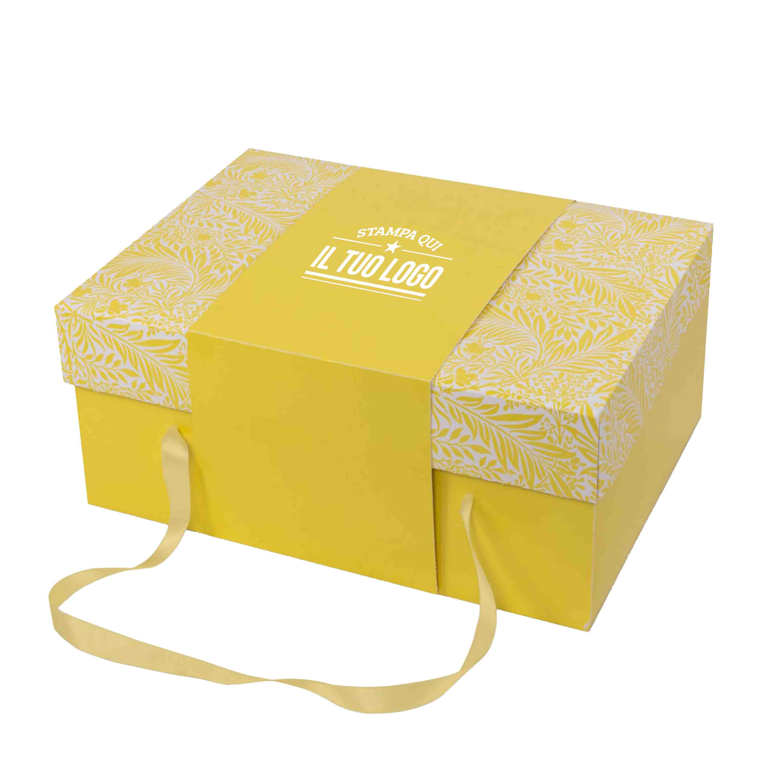 Scatola Scrigno per Colomba Personalizata, fantasia Tropical - Image 3