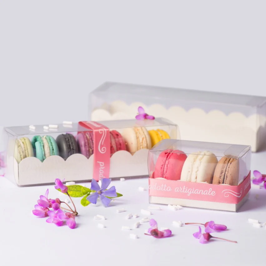 Scatole per macarons trasparenti - Image 5