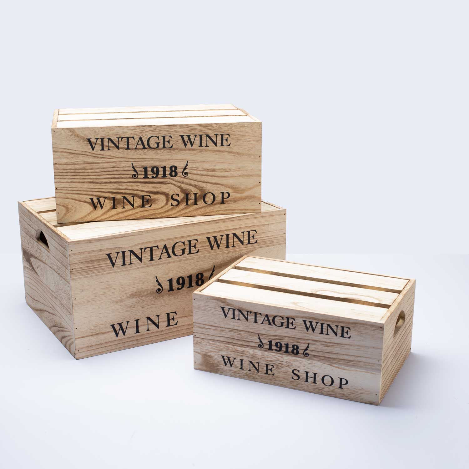 Set 3 Scatole Legno Vintage - Image 3