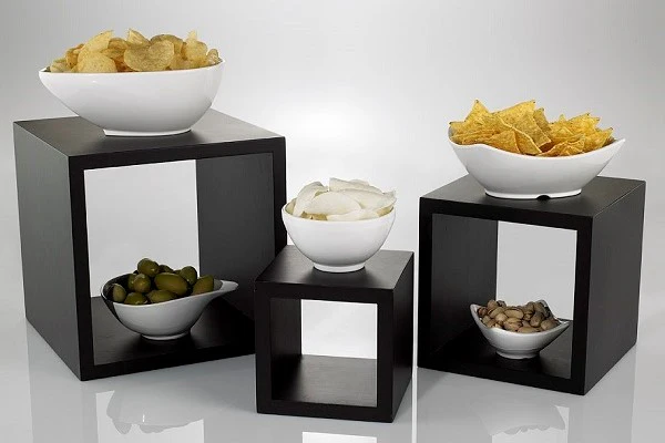Set alzate cubo in bamboo cm 13x13x13 - Image 2