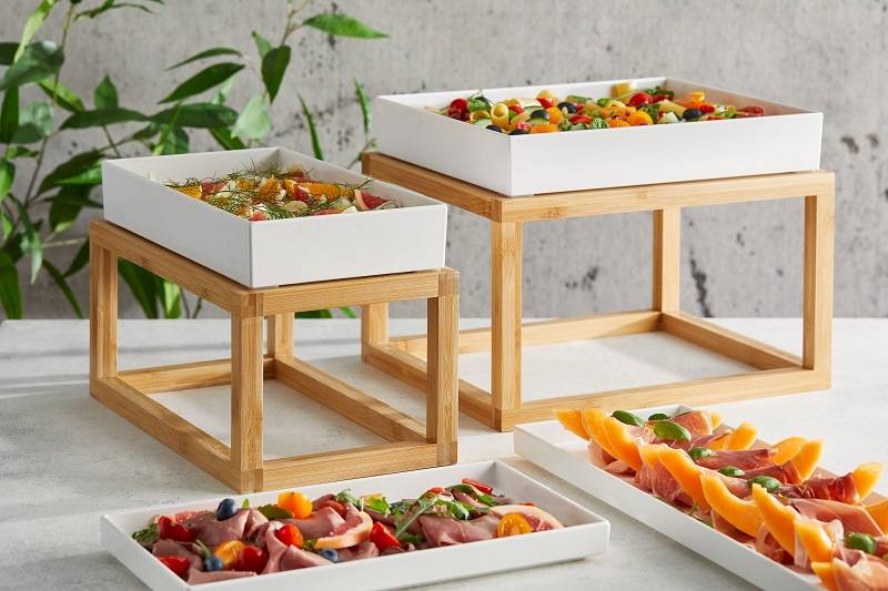Set support GN bamboo con linea Venezia - Image 3