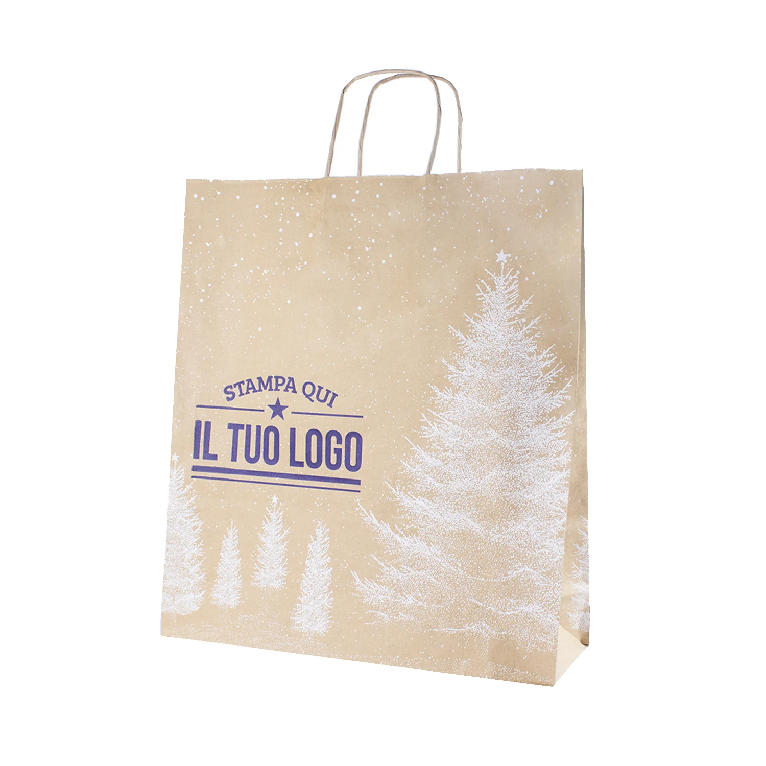 Shopper Albero Bianco Natale Personalizzate - Image 13