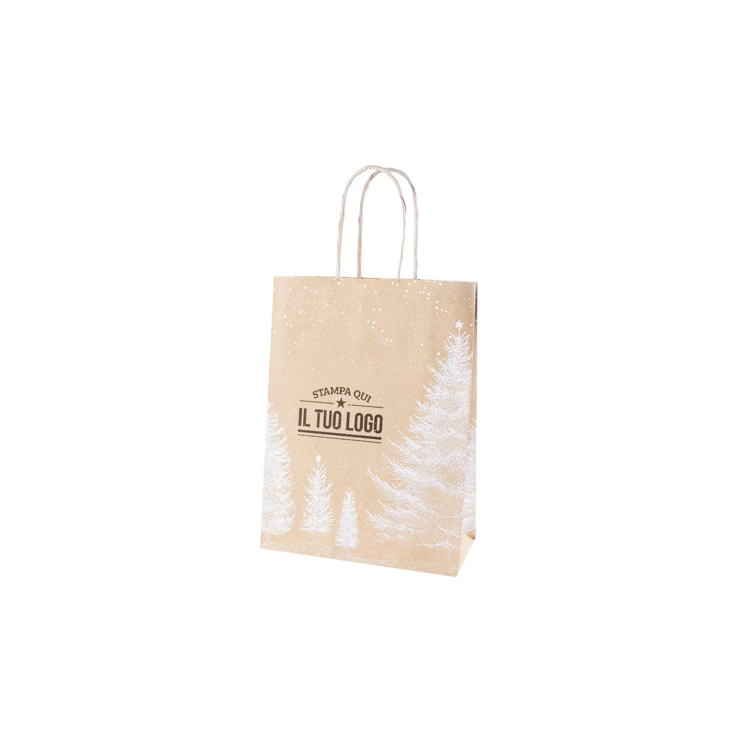 Shopper Albero Bianco Natale Personalizzate - Image 25