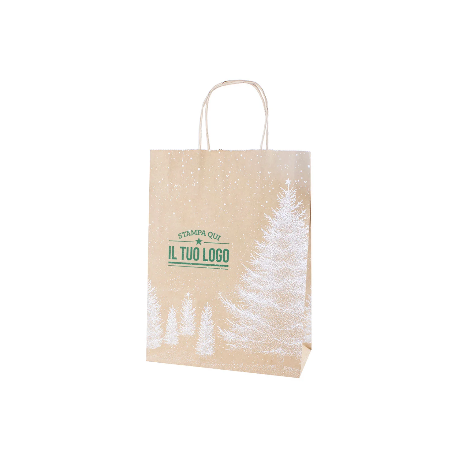 Shopper Albero Bianco Natale Personalizzate - Image 32