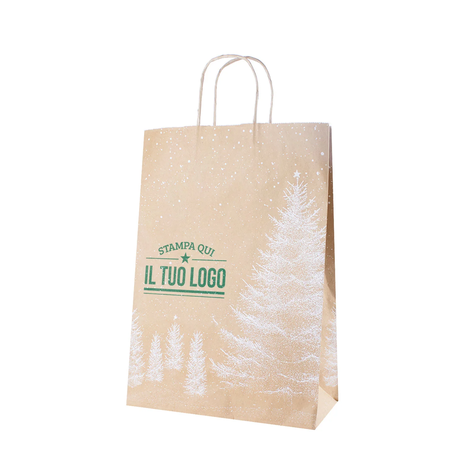 Shopper Albero Bianco Natale Personalizzate - Image 35