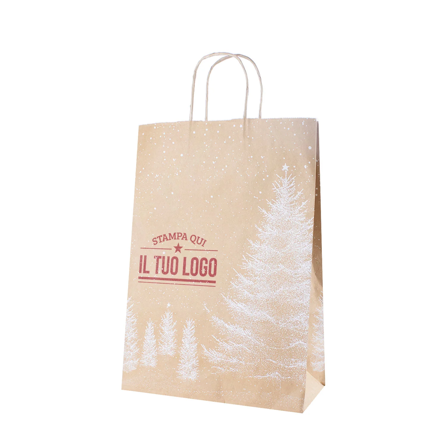 Shopper Albero Bianco Natale Personalizzate - Image 36