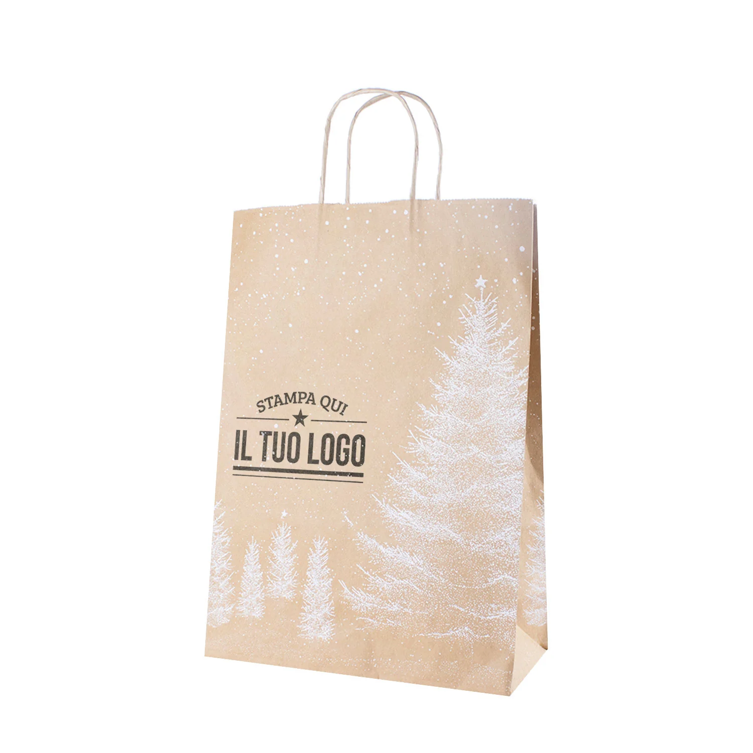 Shopper Albero Bianco Natale Personalizzate - Image 37