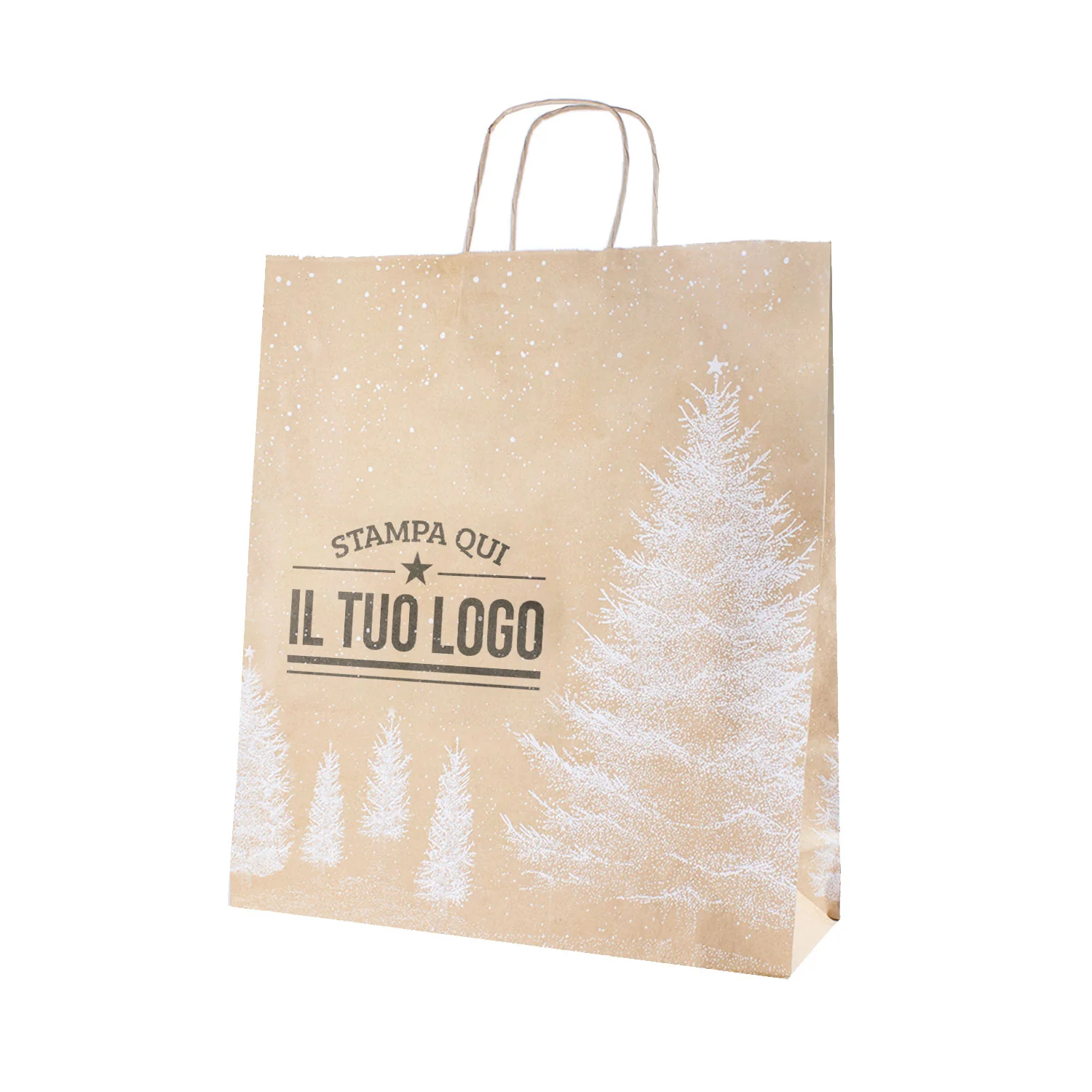 Shopper Albero Bianco Natale Personalizzate - Image 39