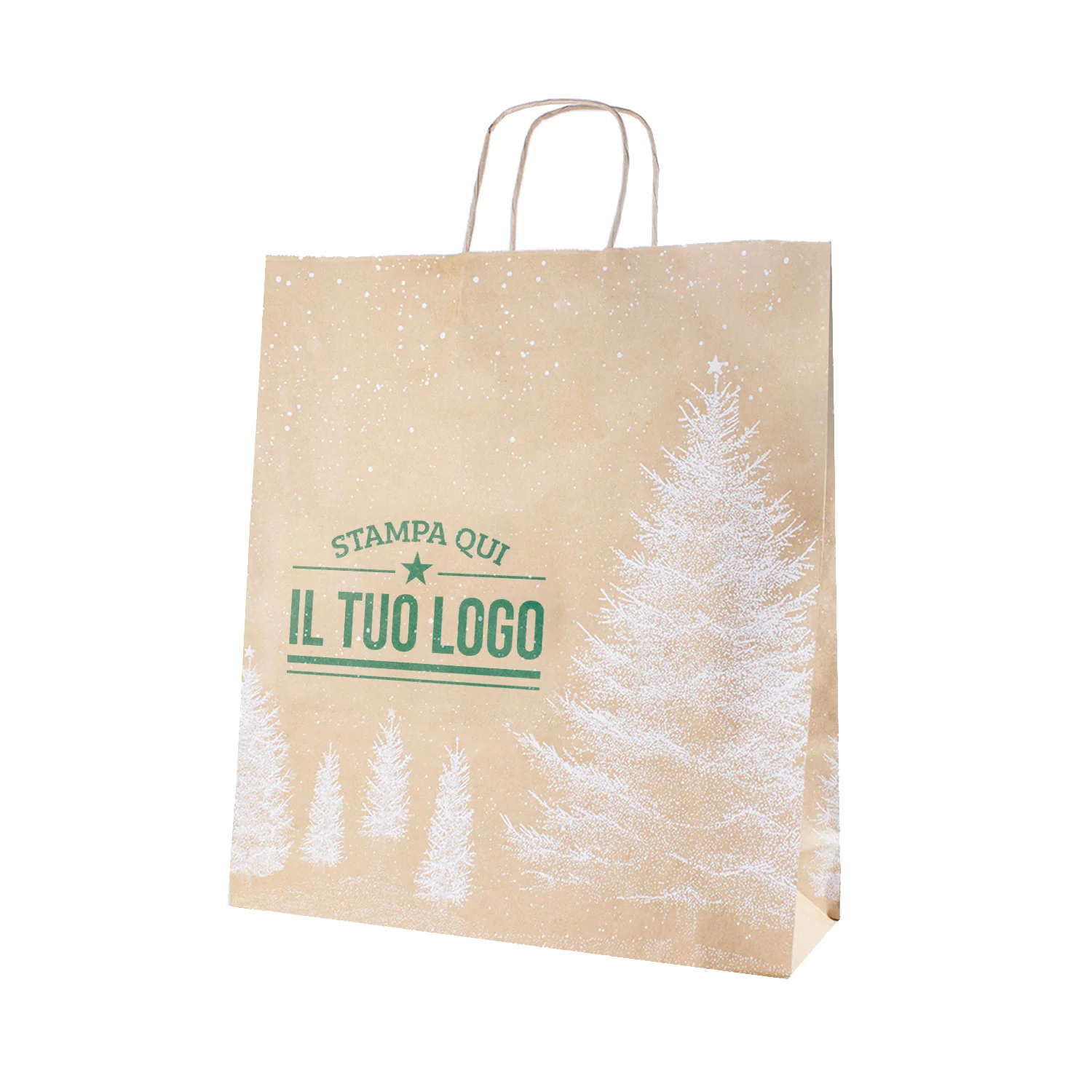 Shopper Albero Bianco Natale Personalizzate - Image 40