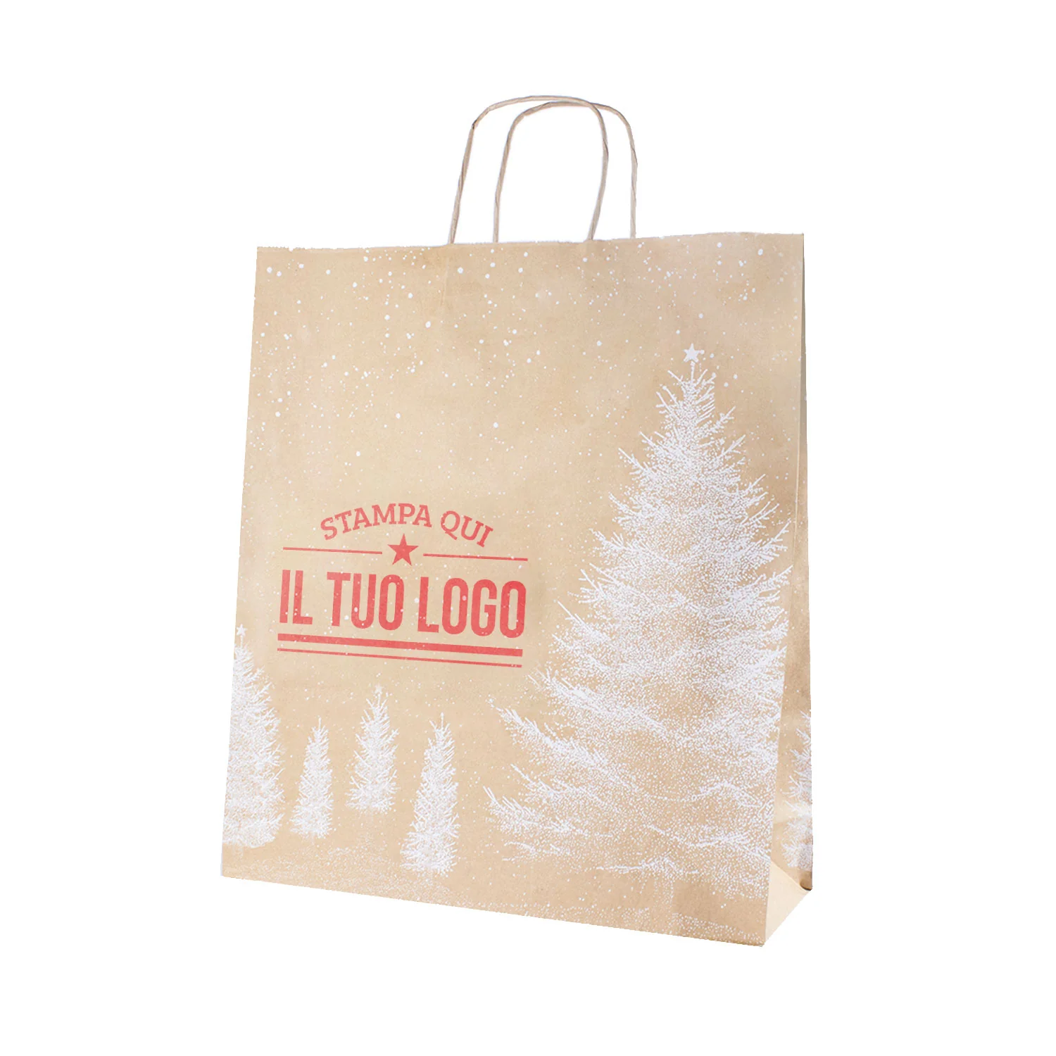 Shopper Albero Bianco Natale Personalizzate - Image 41