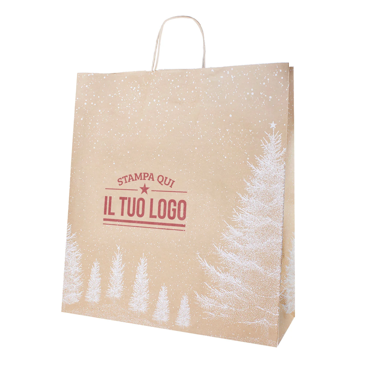 Shopper Albero Bianco Natale Personalizzate - Image 44