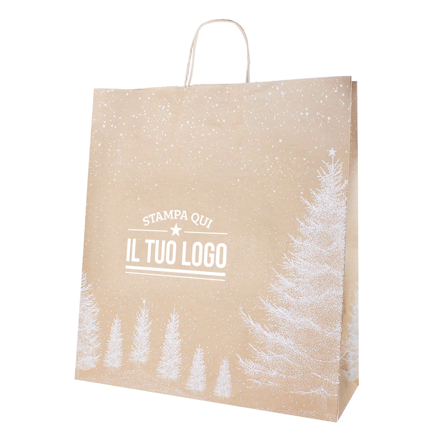 Shopper Albero Bianco Natale Personalizzate - Image 46