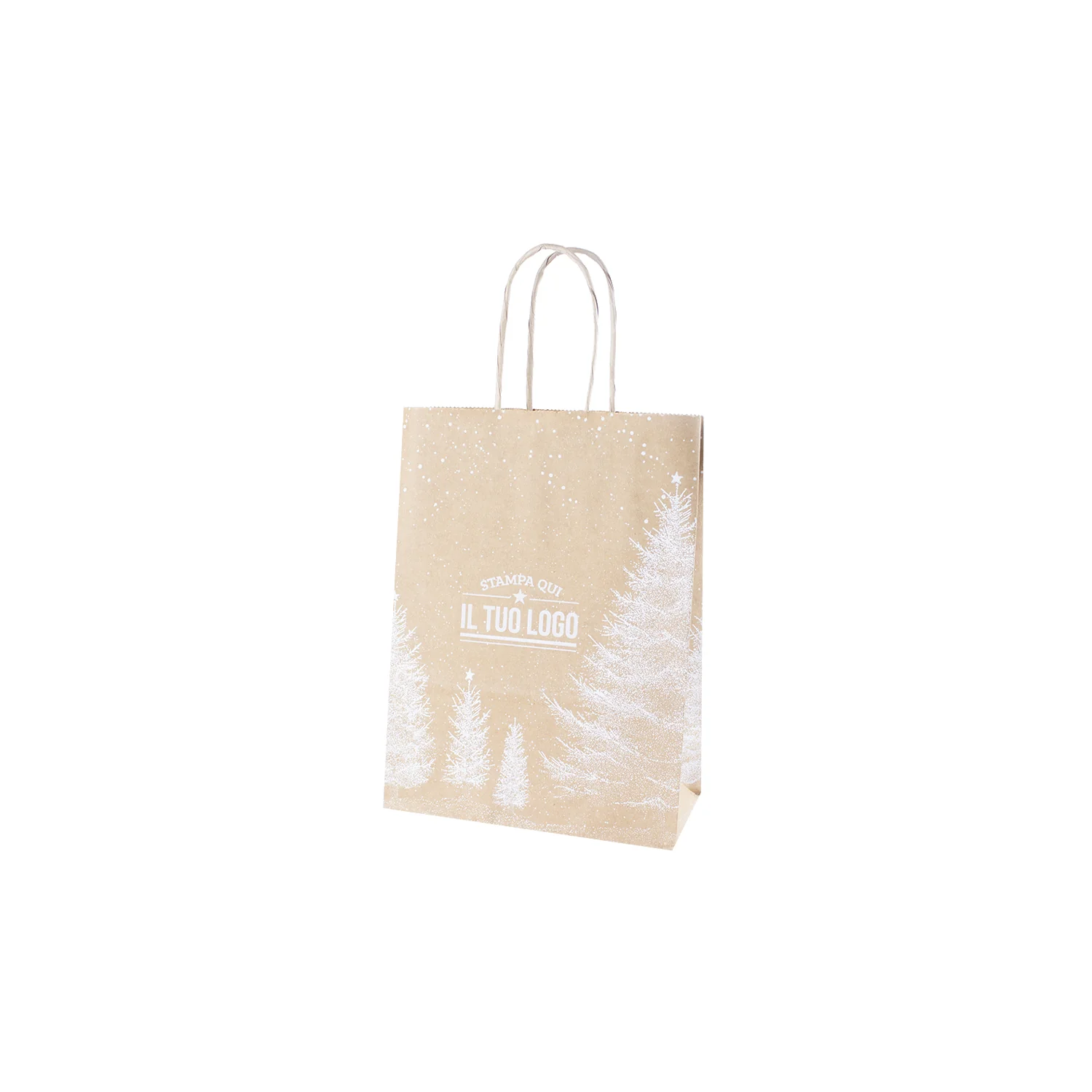 Shopper Albero Bianco Natale Personalizzate - Image 6