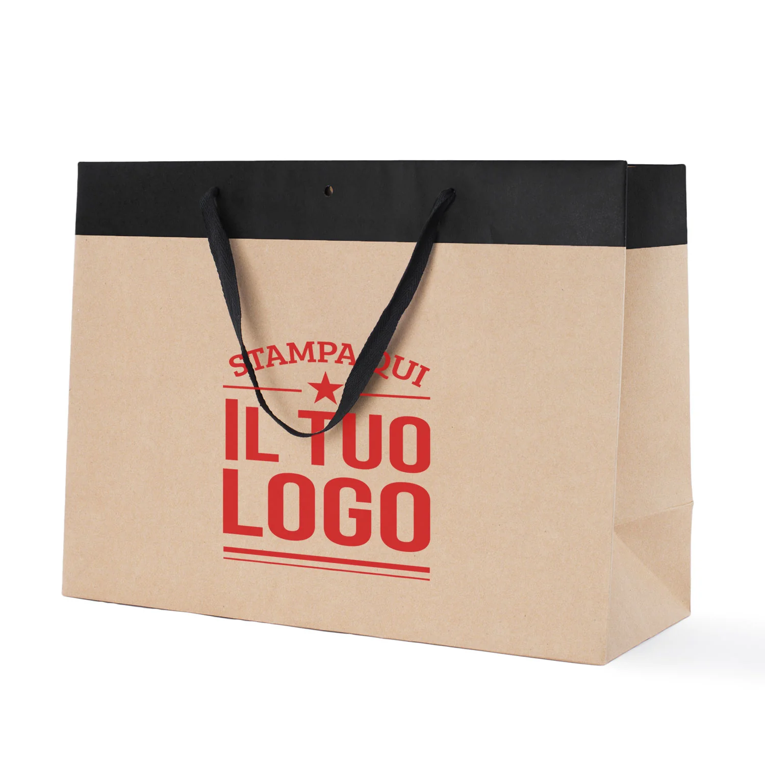 Shopper Cart Kraft Chic Personalizzabile - Image 4
