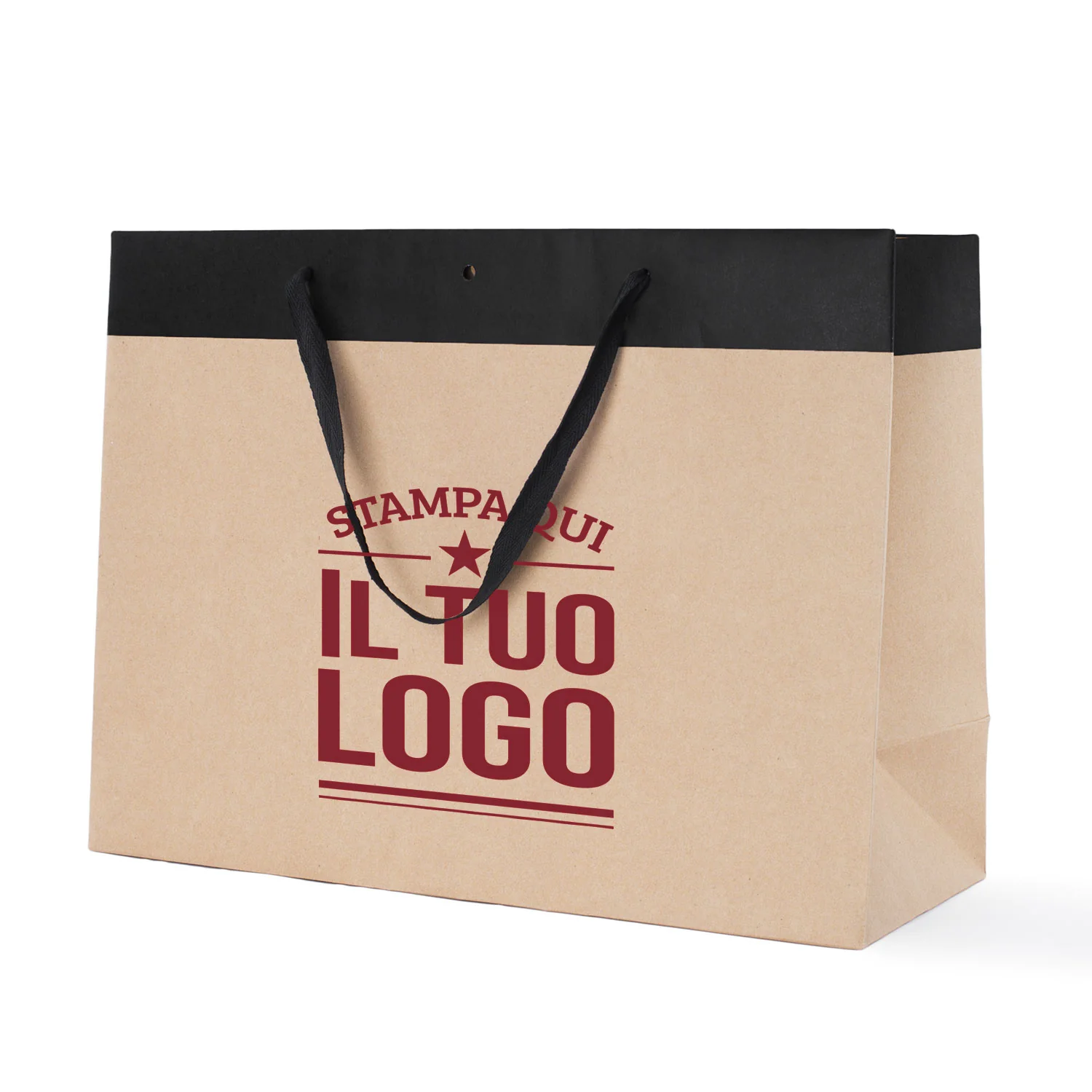 Shopper Cart Kraft Chic Personalizzabile - Image 6