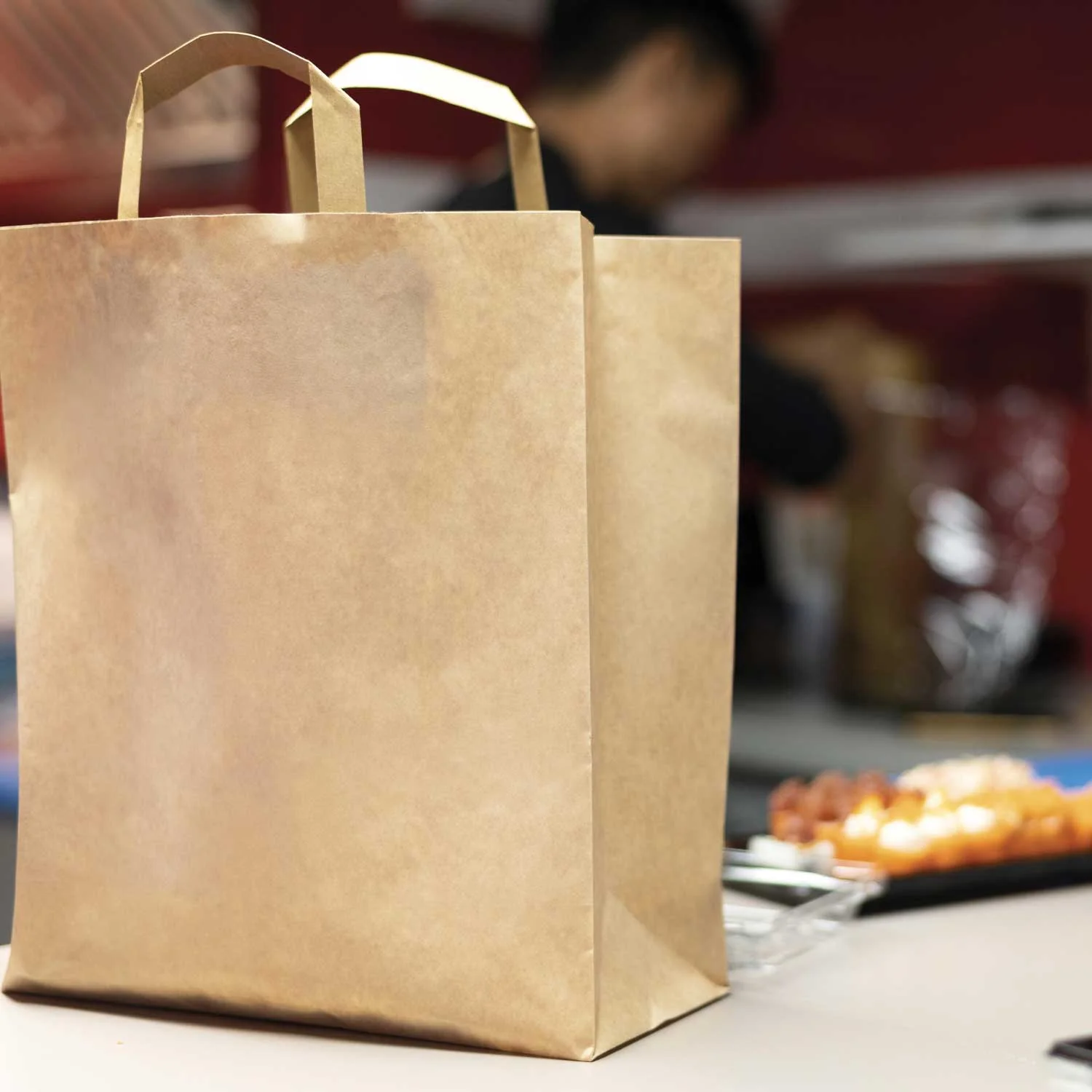 Shopper Carta Biokraft piattina Avana - Image 7