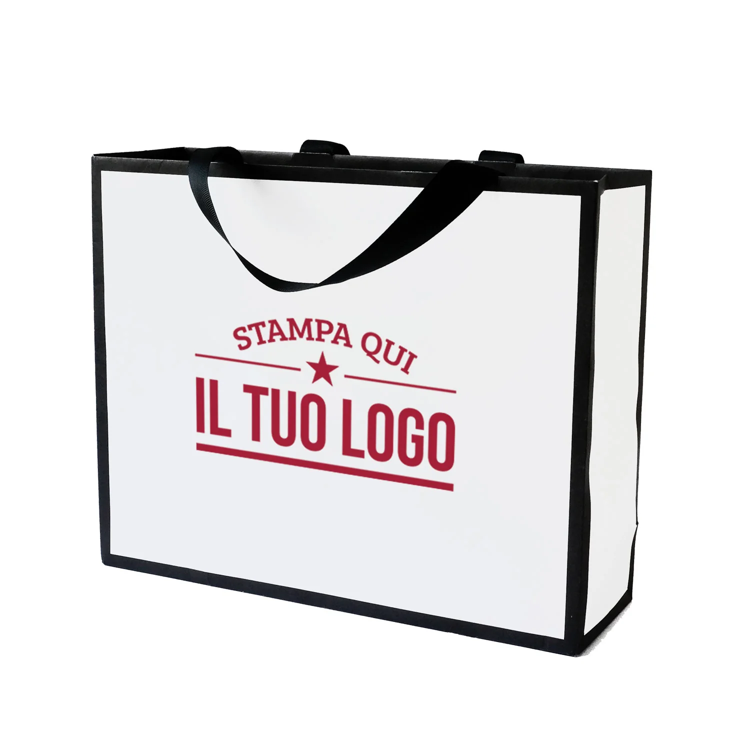 Shopper Carta Black Frame Personalizzabile - Image 10