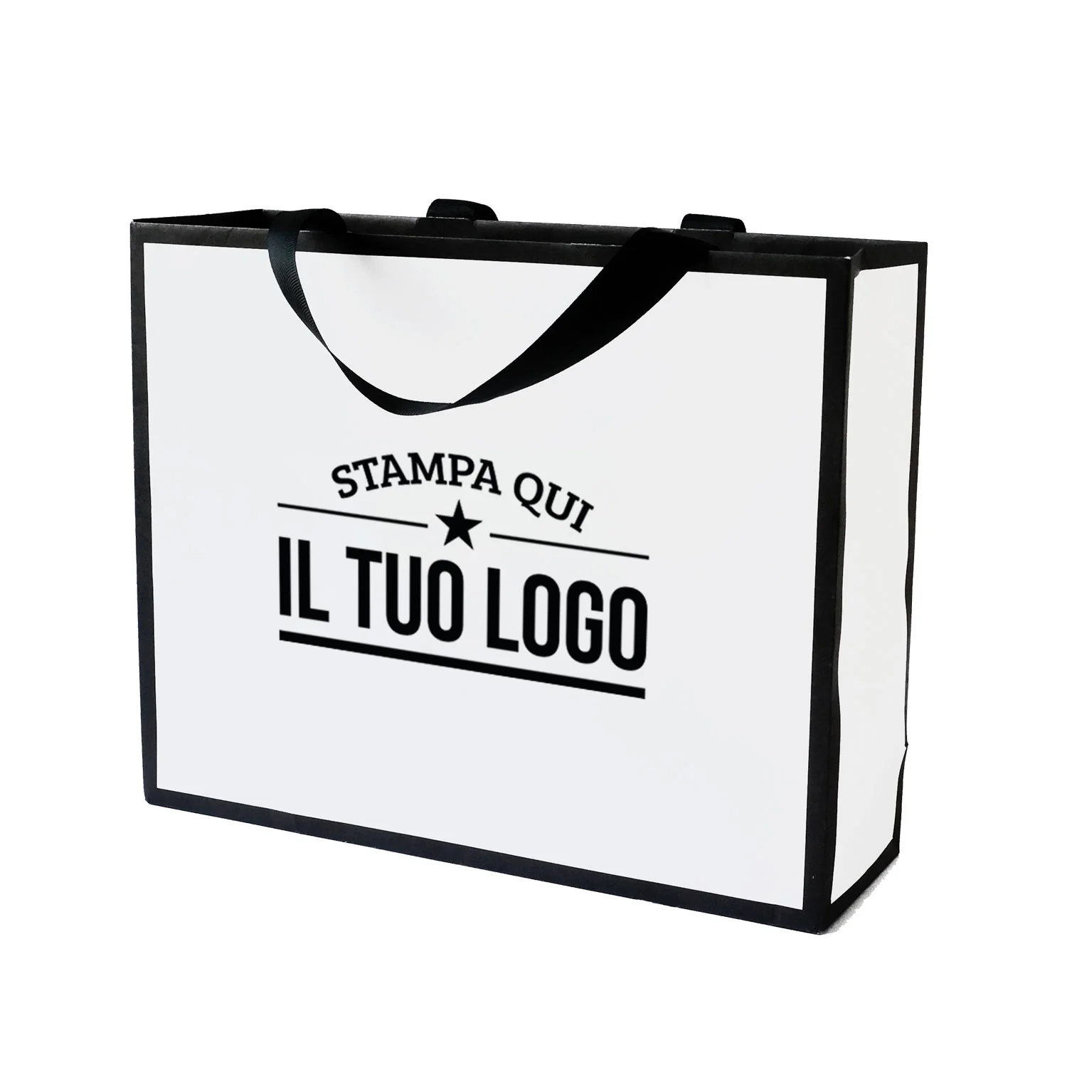 Shopper Carta Black Frame Personalizzabile - Image 14