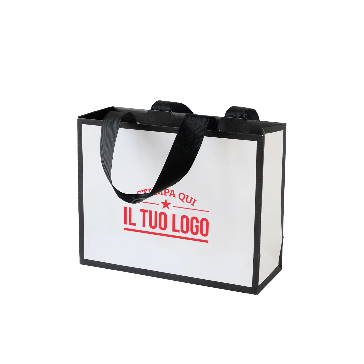 Shopper Carta Black Frame Personalizzabile - Image 19