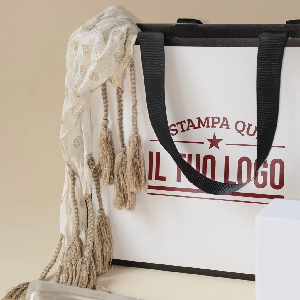 Shopper Carta Black Frame Personalizzabile - Image 3
