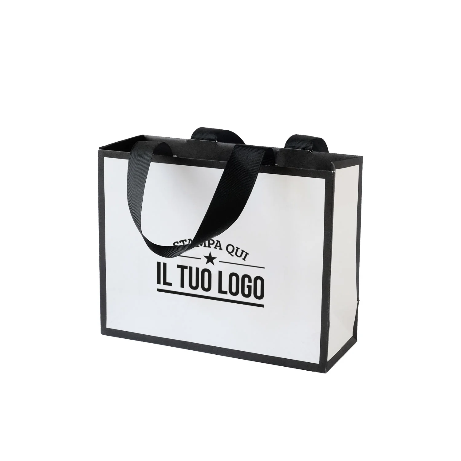 Shopper Carta Black Frame Personalizzabile - Image 4
