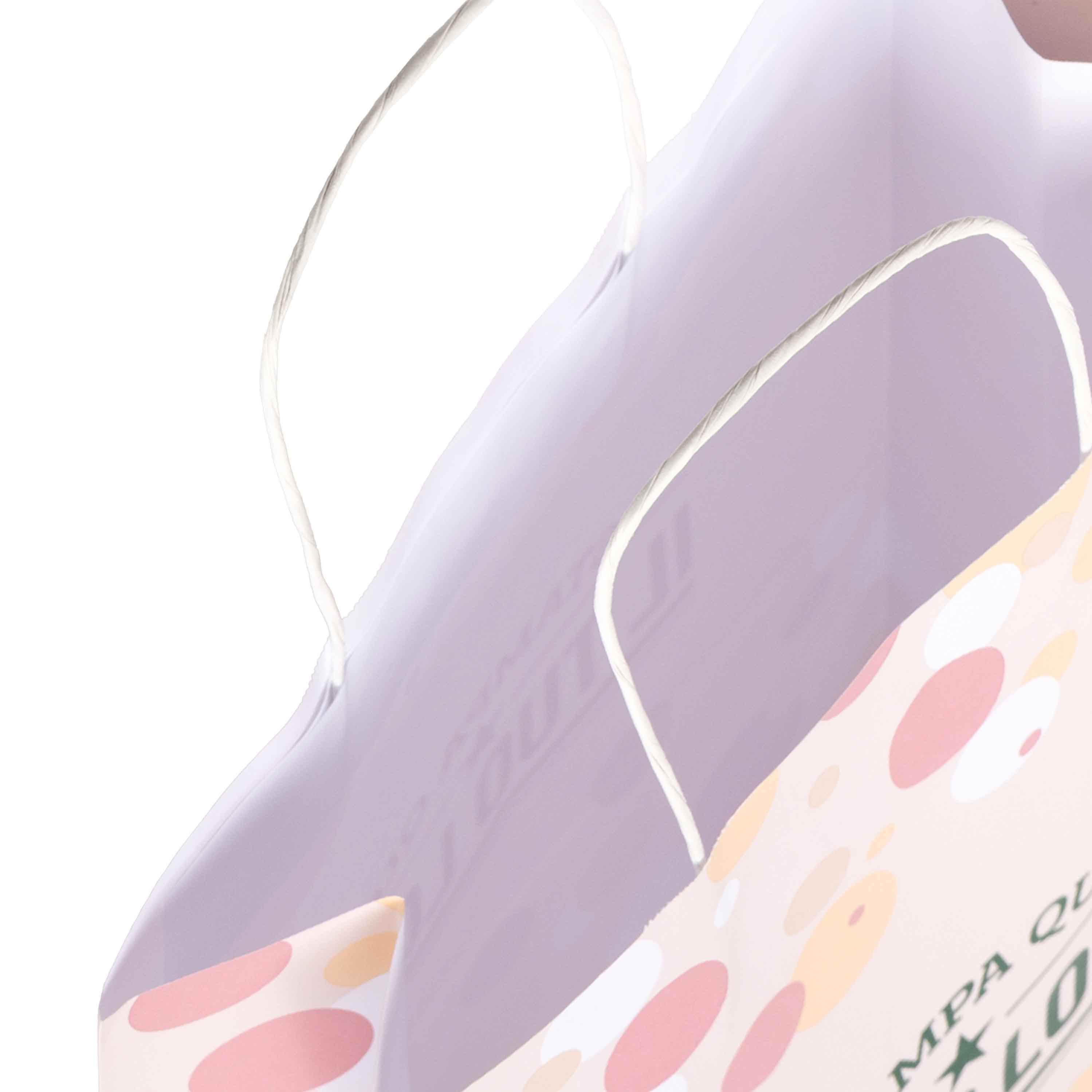 Shopper Carta Bolle Rosa Personalizzabili - Image 3