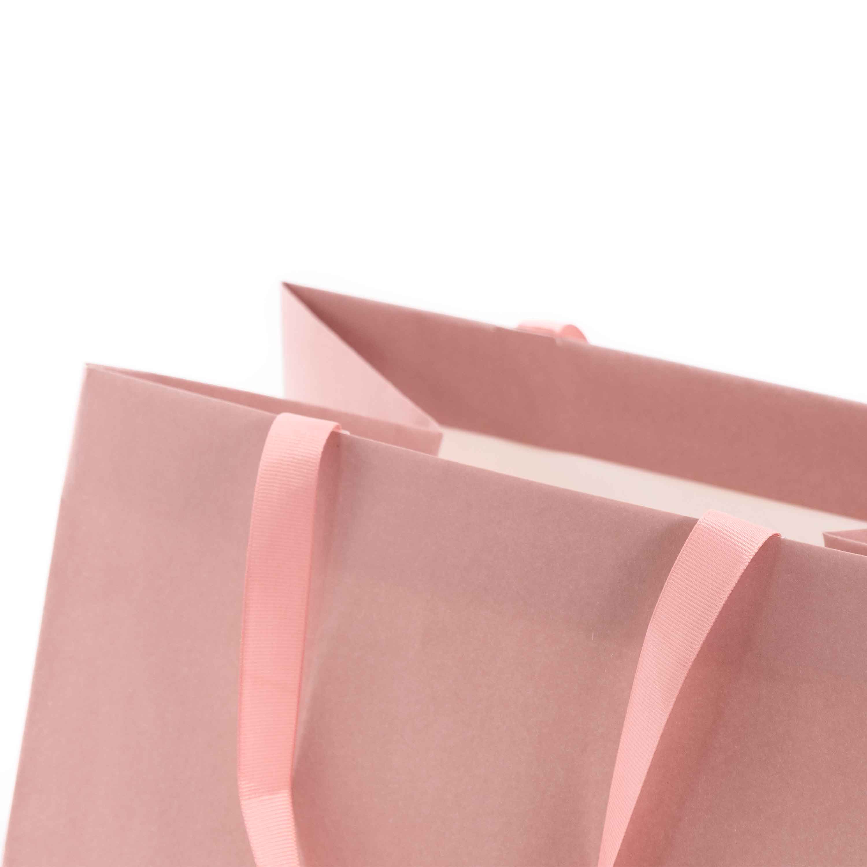 Shopper Elegance Fondo Largo Manici Grosgrain - Image 3