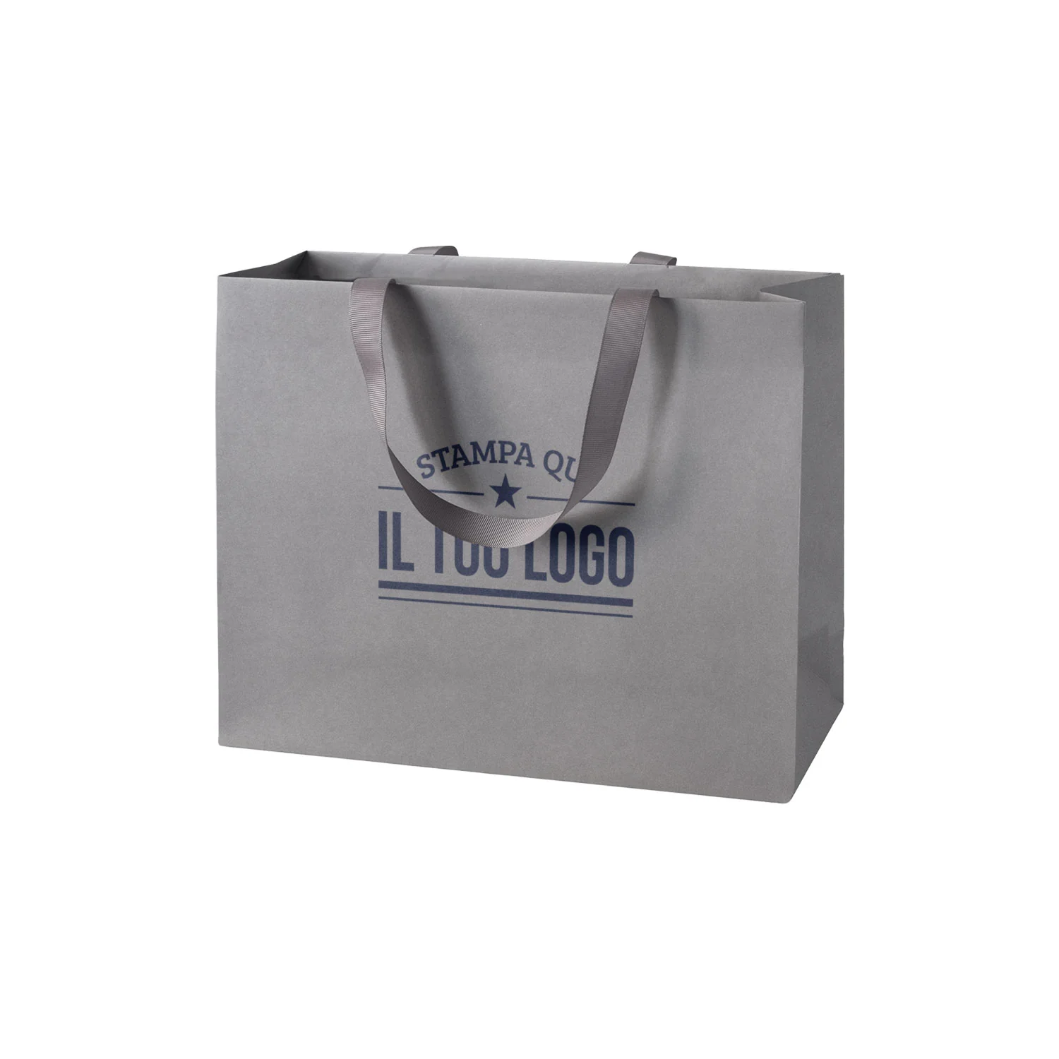Shopper Carta Elegance Personalizzate con Maniglie in Gros Grain - Image 11
