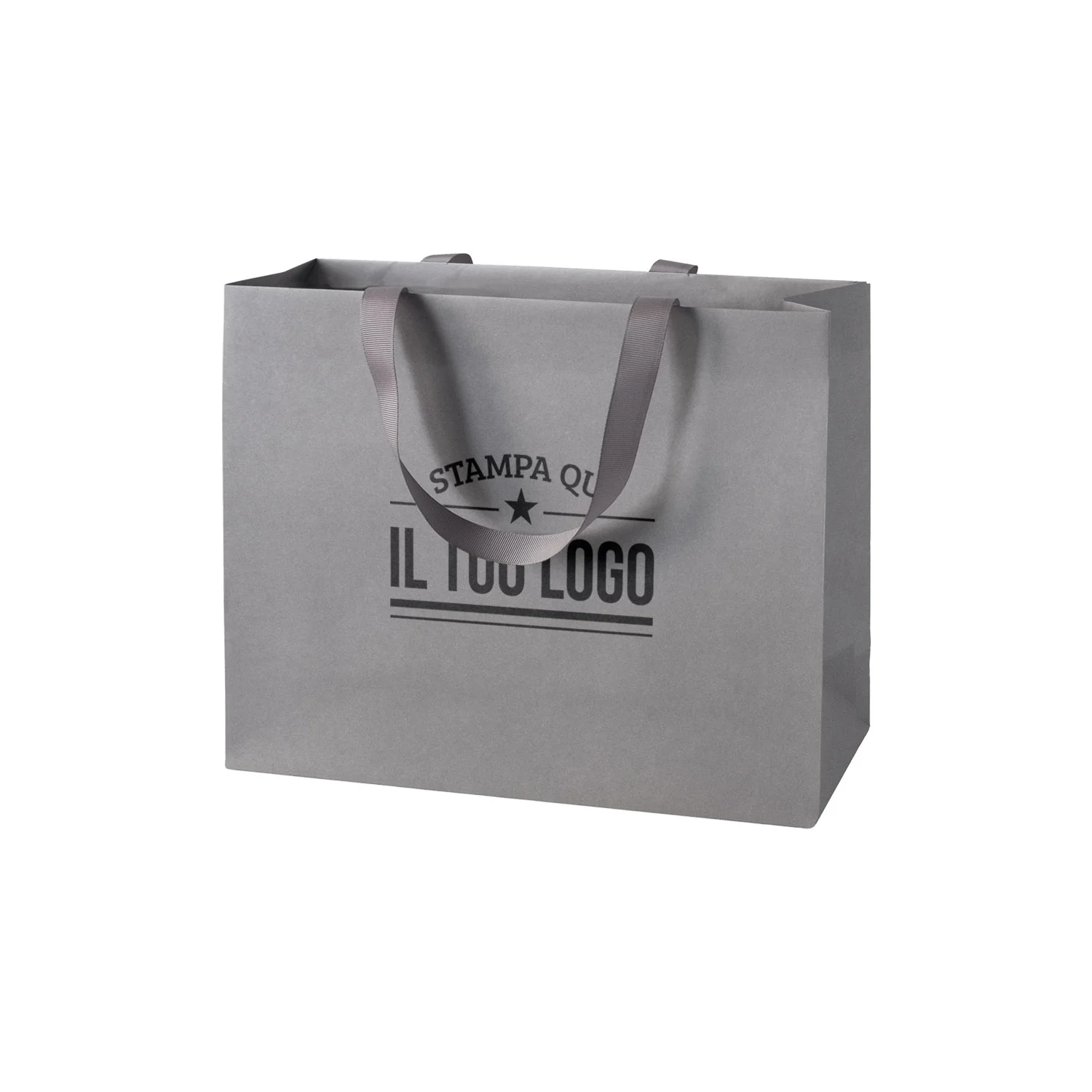 Shopper Carta Elegance Personalizzate con Maniglie in Gros Grain - Image 13