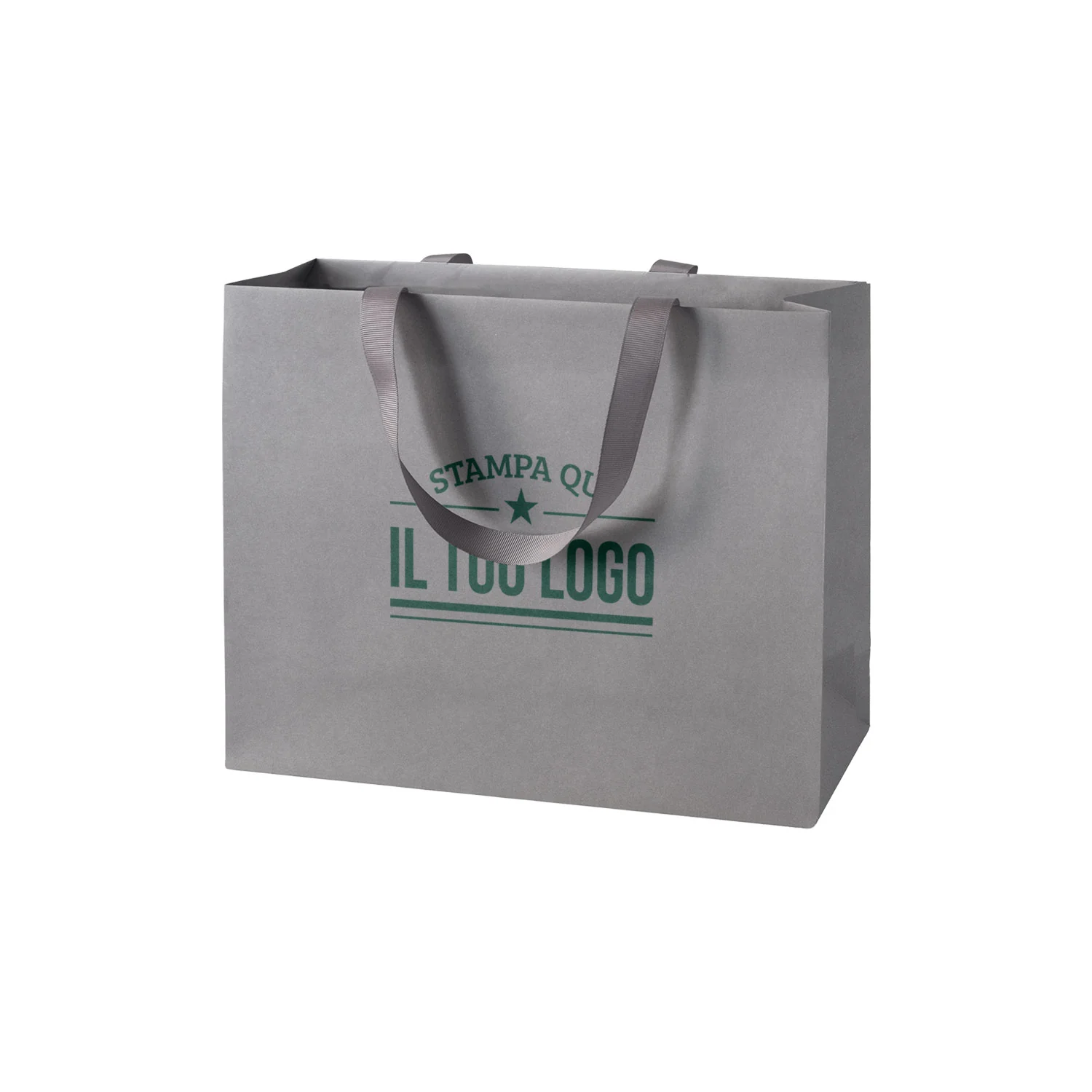 Shopper Carta Elegance Personalizzate con Maniglie in Gros Grain - Image 15