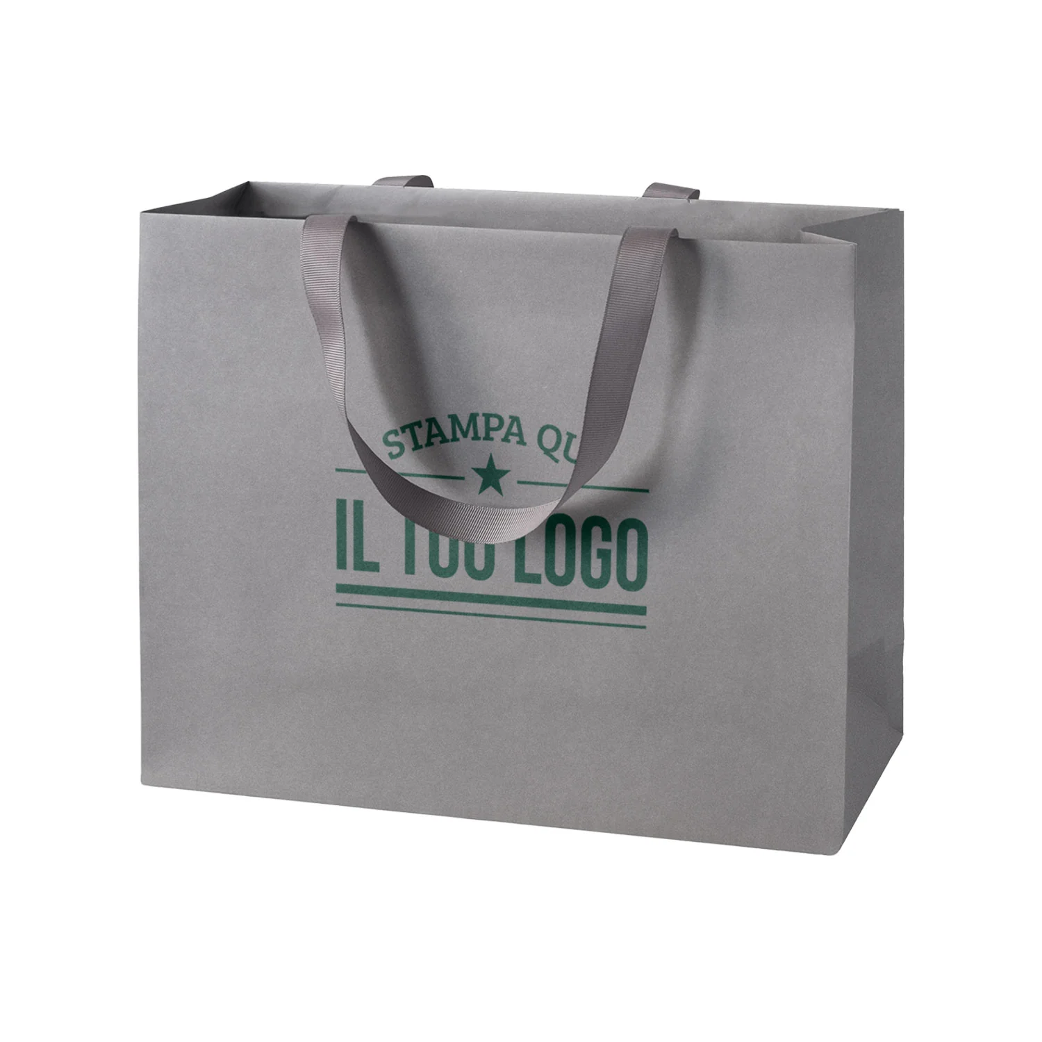 Shopper Carta Elegance Personalizzate con Maniglie in Gros Grain - Image 21