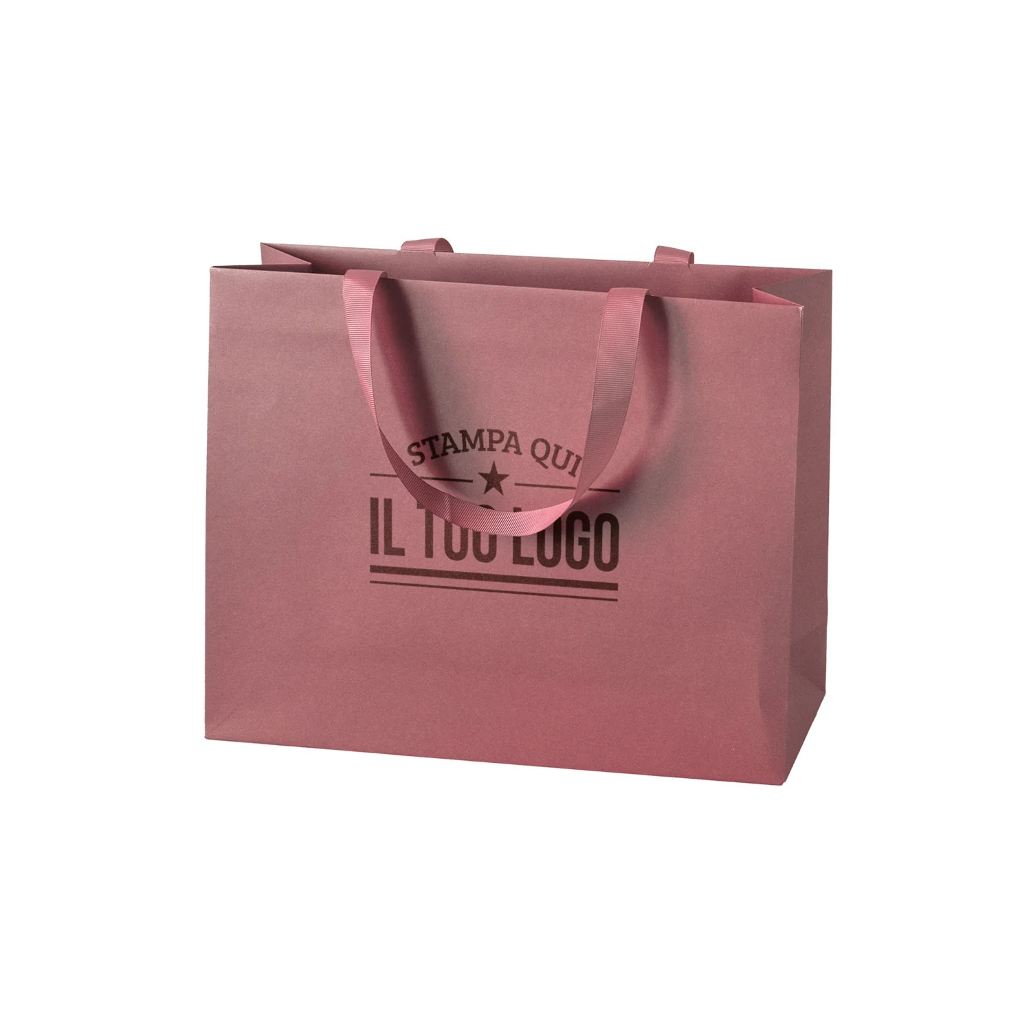 Shopper Carta Elegance Personalizzate con Maniglie in Gros Grain - Image 22