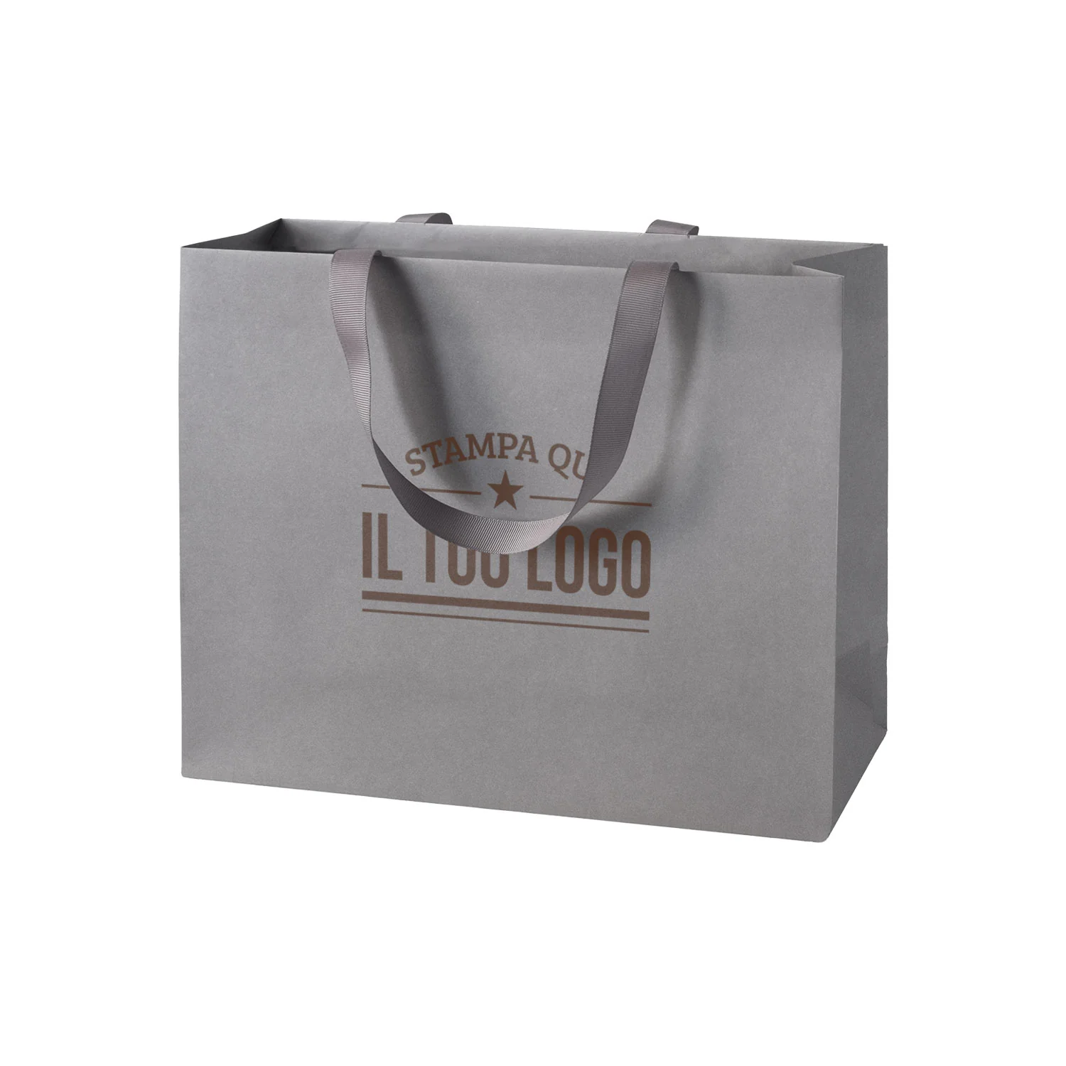 Shopper Carta Elegance Personalizzate con Maniglie in Gros Grain - Image 24