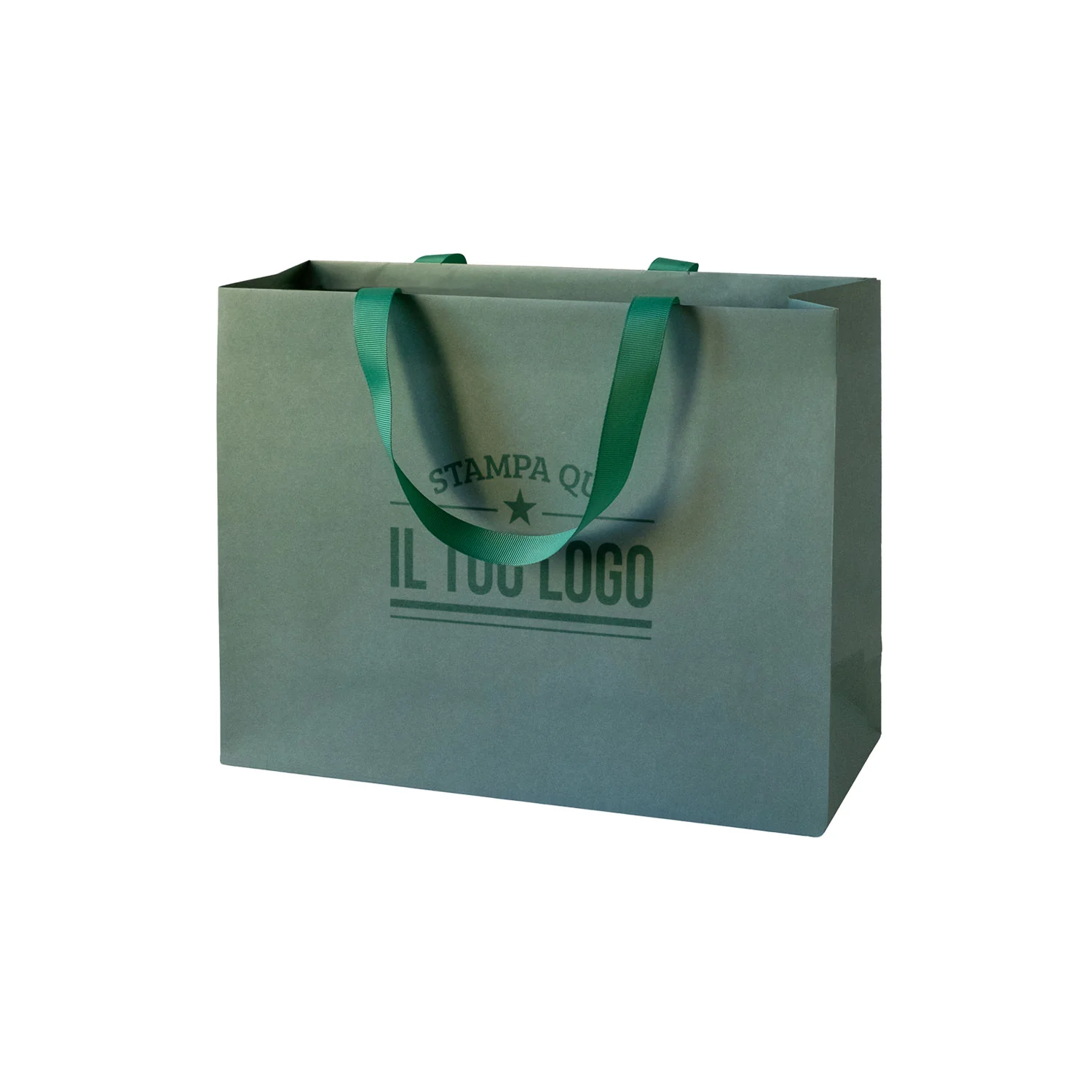 Shopper Carta Elegance Personalizzate con Maniglie in Gros Grain - Image 28