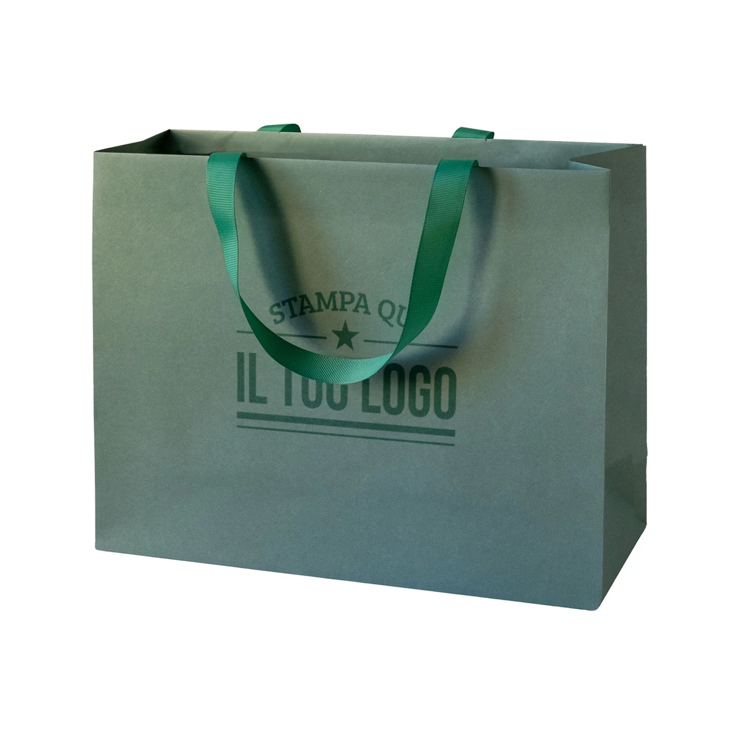 Shopper Carta Elegance Personalizzate con Maniglie in Gros Grain - Image 30