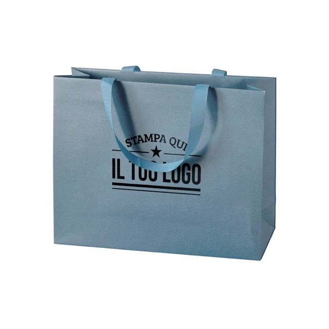Shopper Carta Elegance Personalizzate con Maniglie in Gros Grain - Image 32