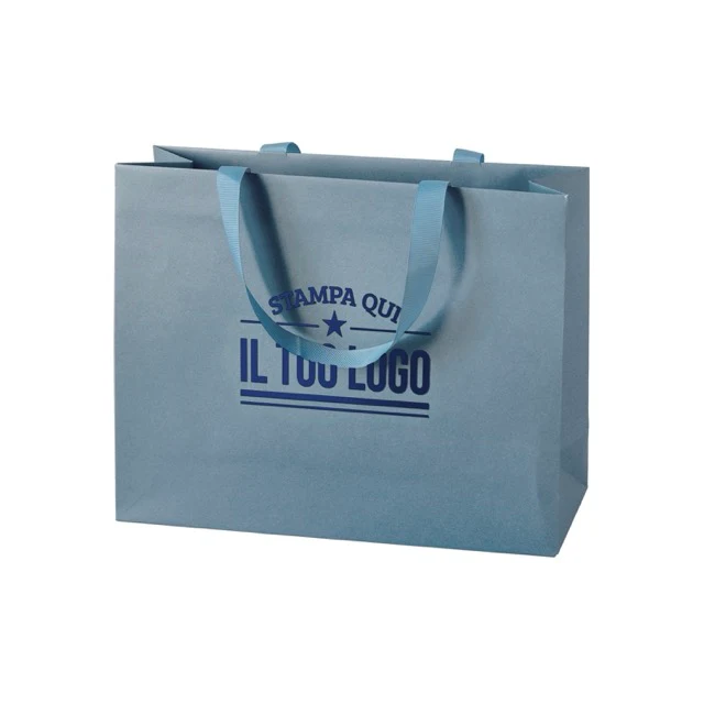 Shopper Carta Elegance Personalizzate con Maniglie in Gros Grain - Image 35