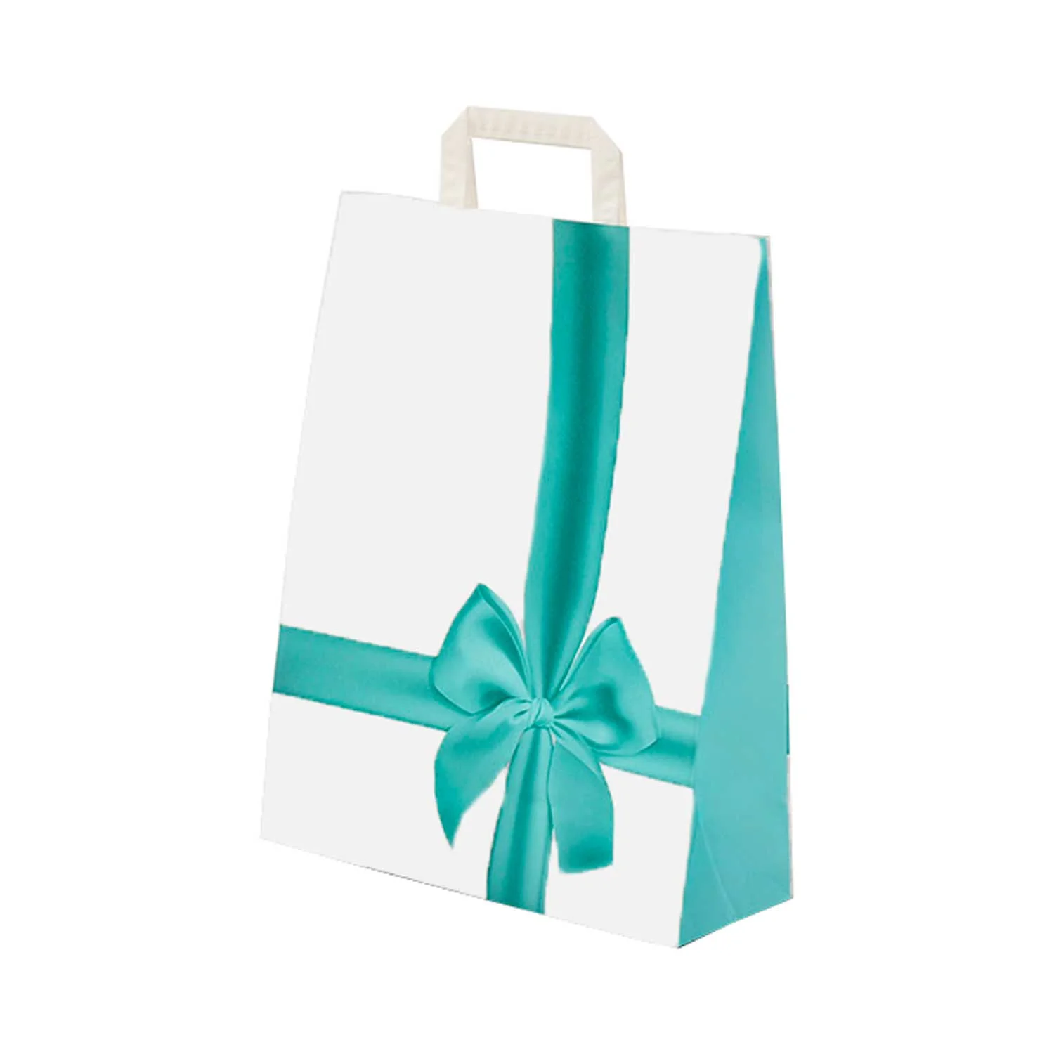Shopper Carta Fantasia Fiocco Acquamarina - Image 3