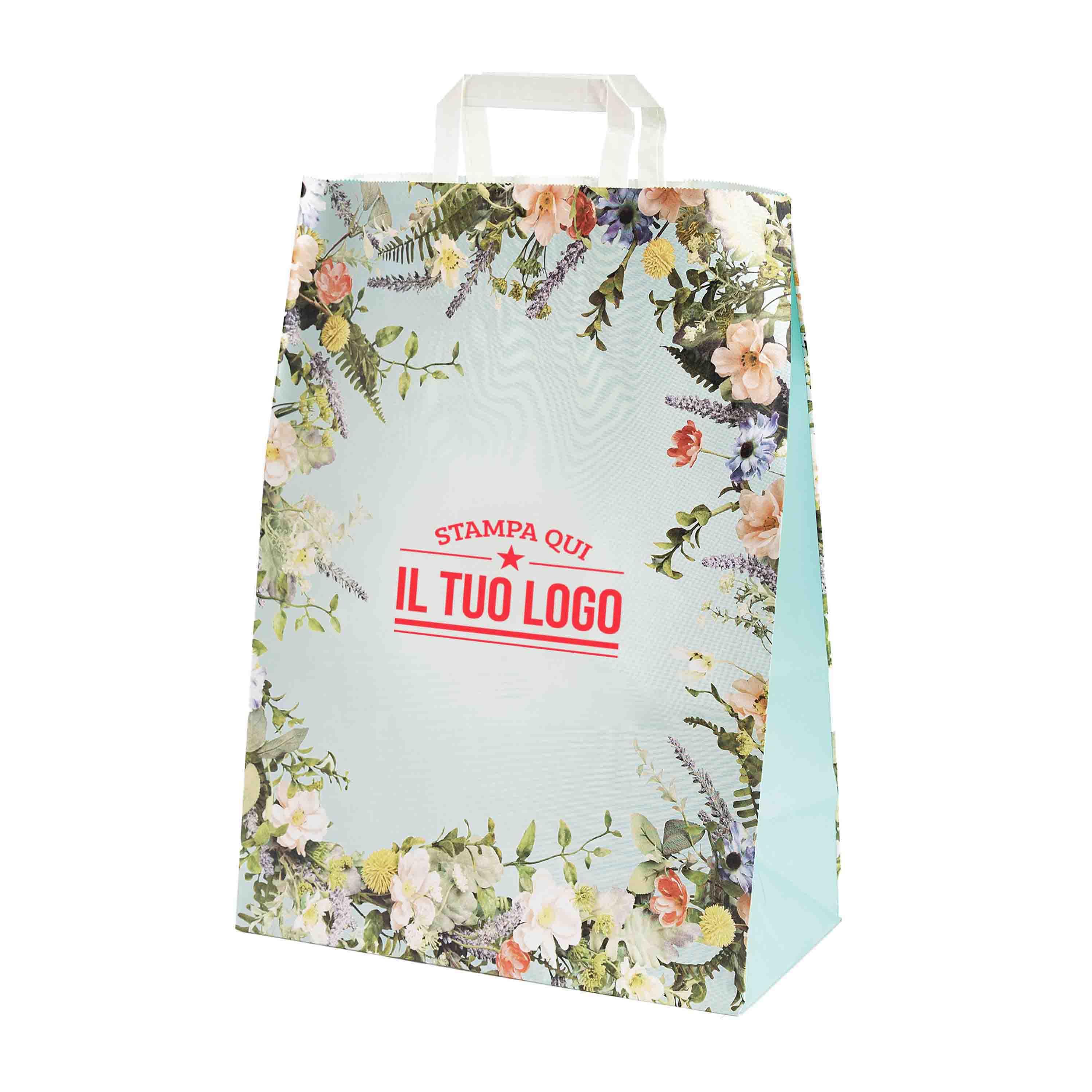 Shopper Carta Fantasia Floreale Personlizzabile - Image 10