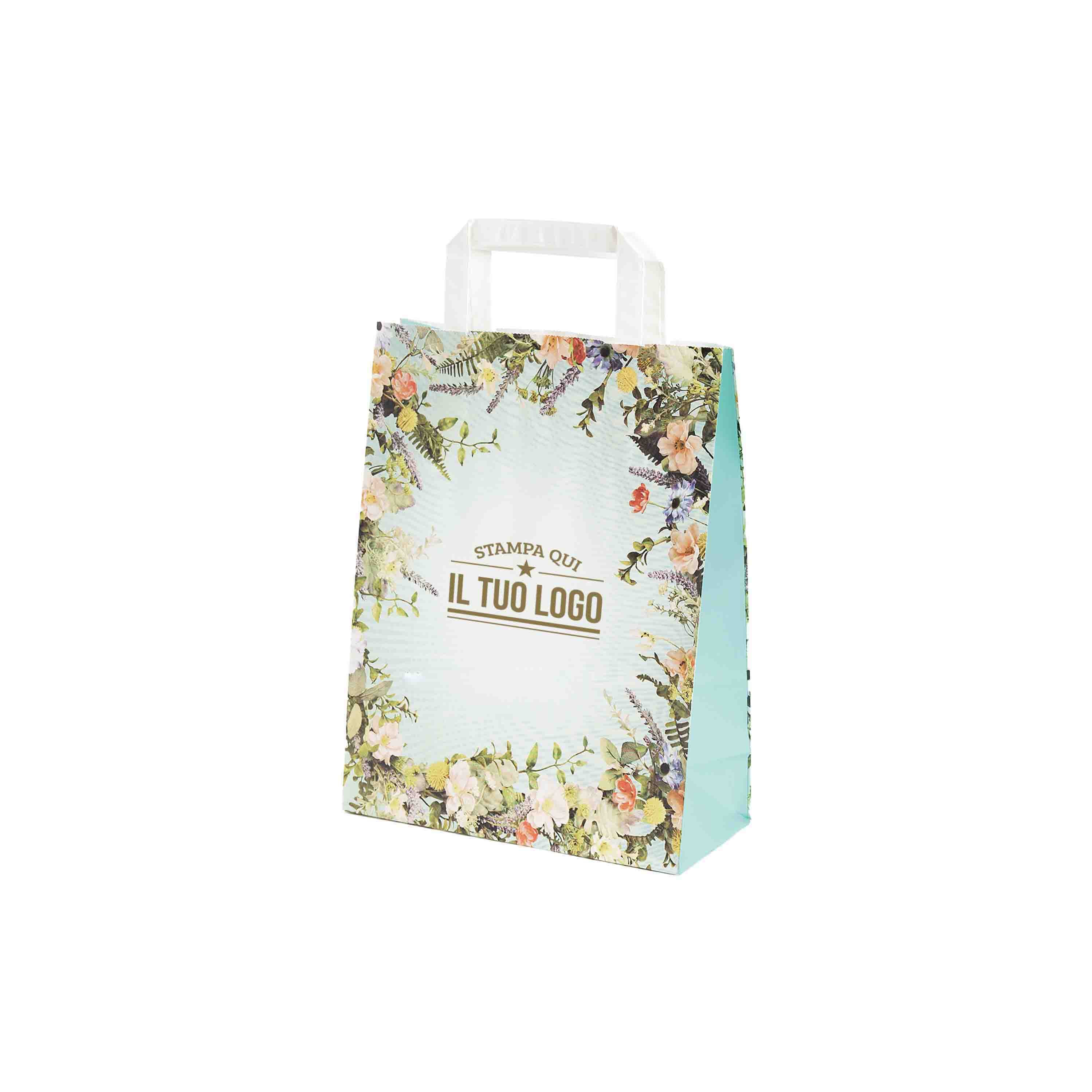 Shopper Carta Fantasia Floreale Personlizzabile - Image 12
