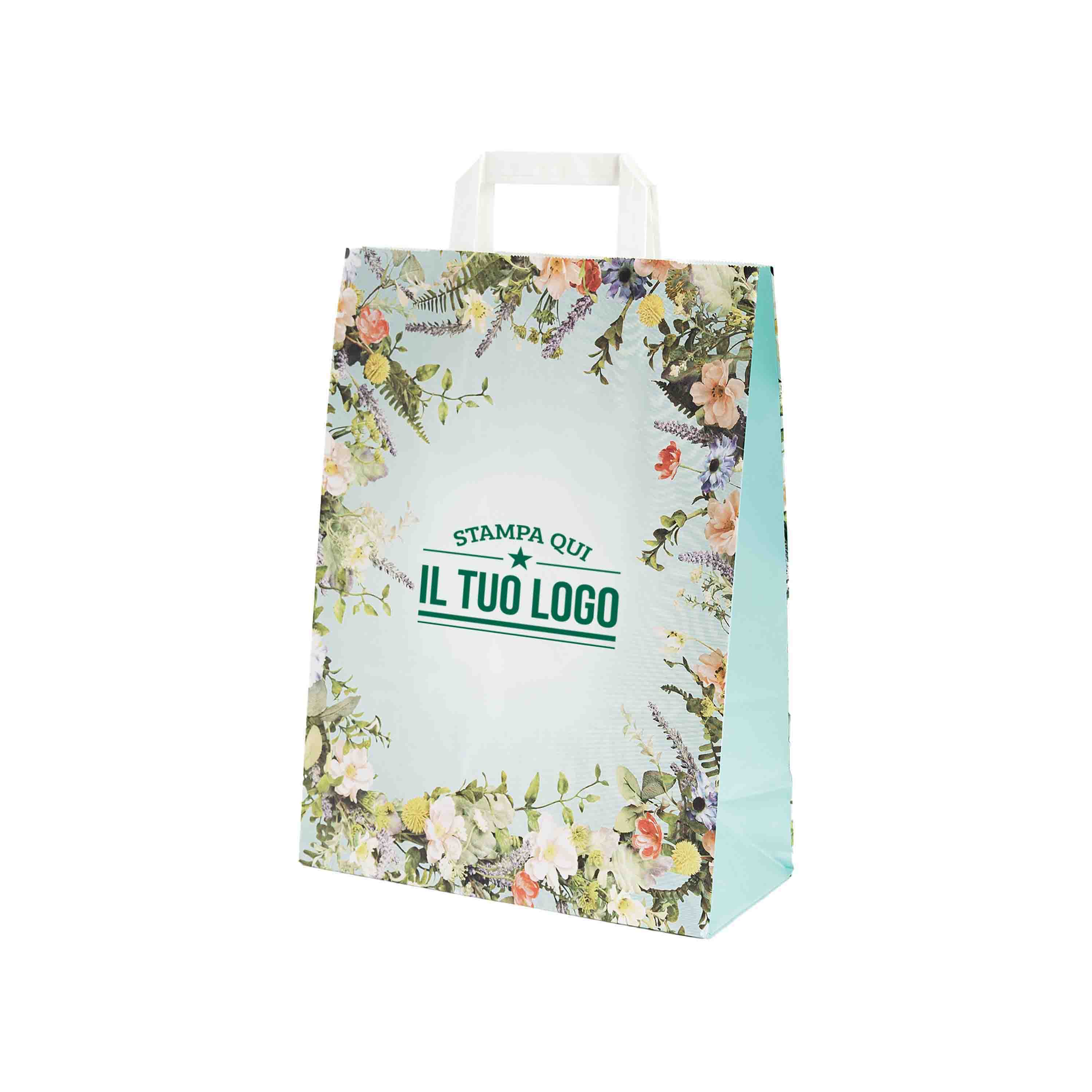 Shopper Carta Fantasia Floreale Personlizzabile - Image 14