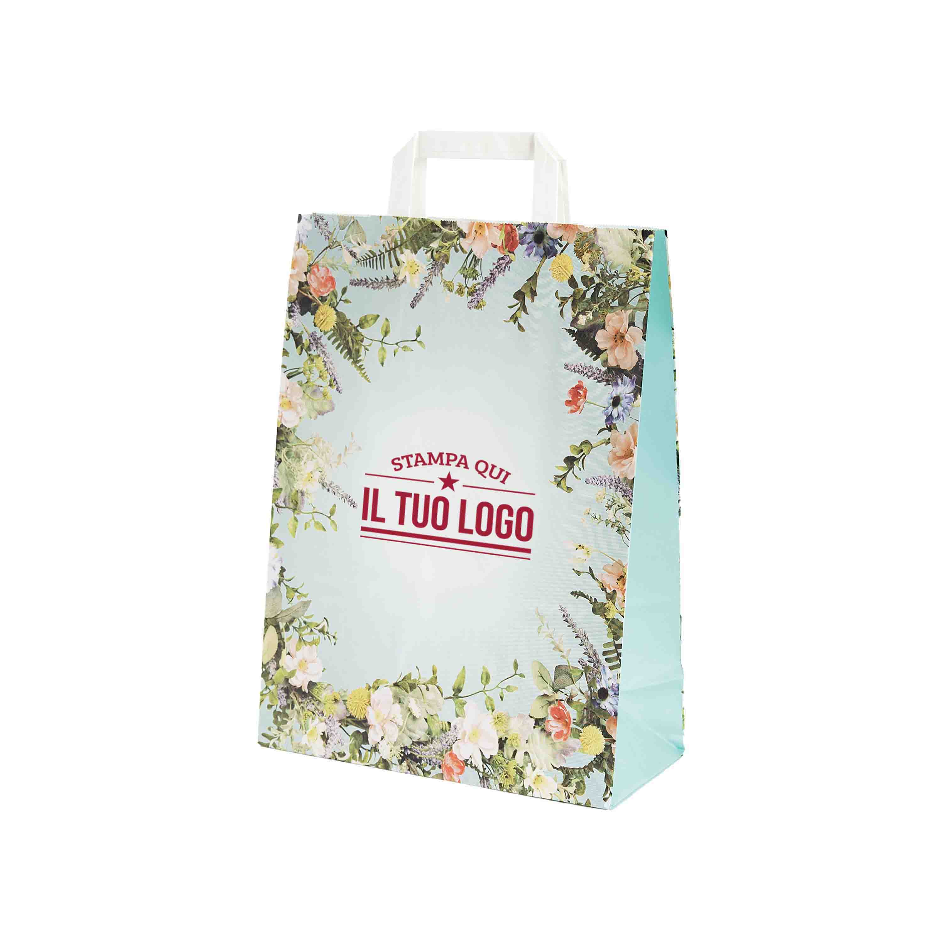 Shopper Carta Fantasia Floreale Personlizzabile - Image 15