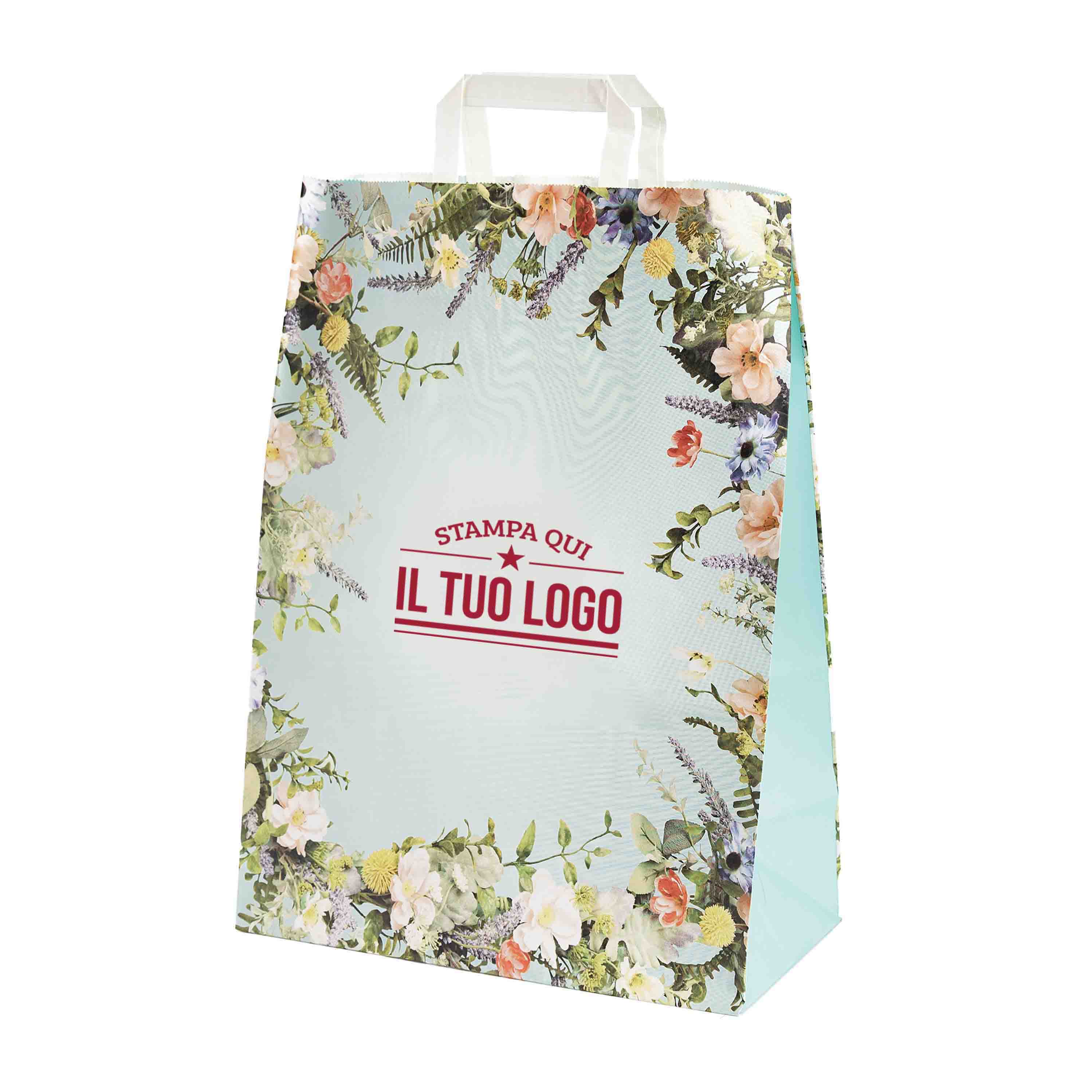 Shopper Carta Fantasia Floreale Personlizzabile - Image 17